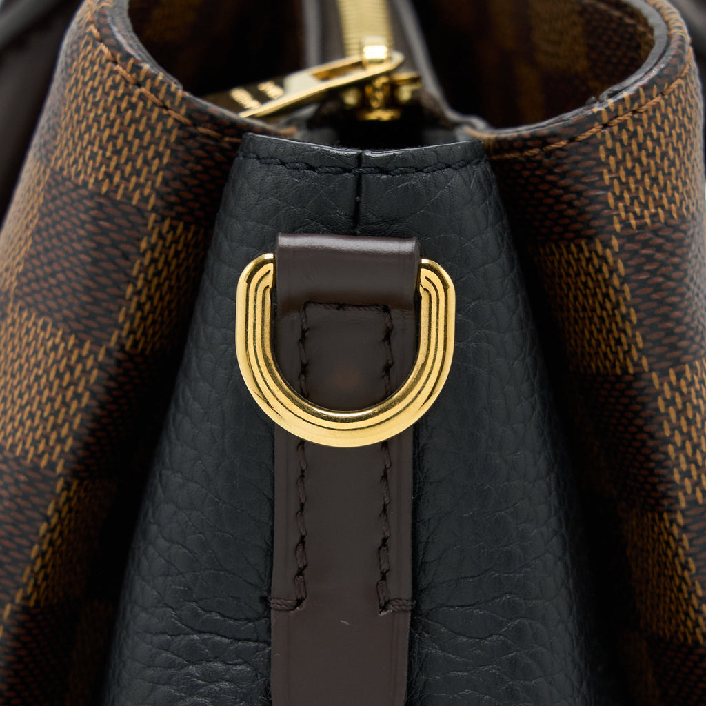 LOUIS VUITTON NORMANDY TOTE BAG DAMIER EBENE CANVAS GHW