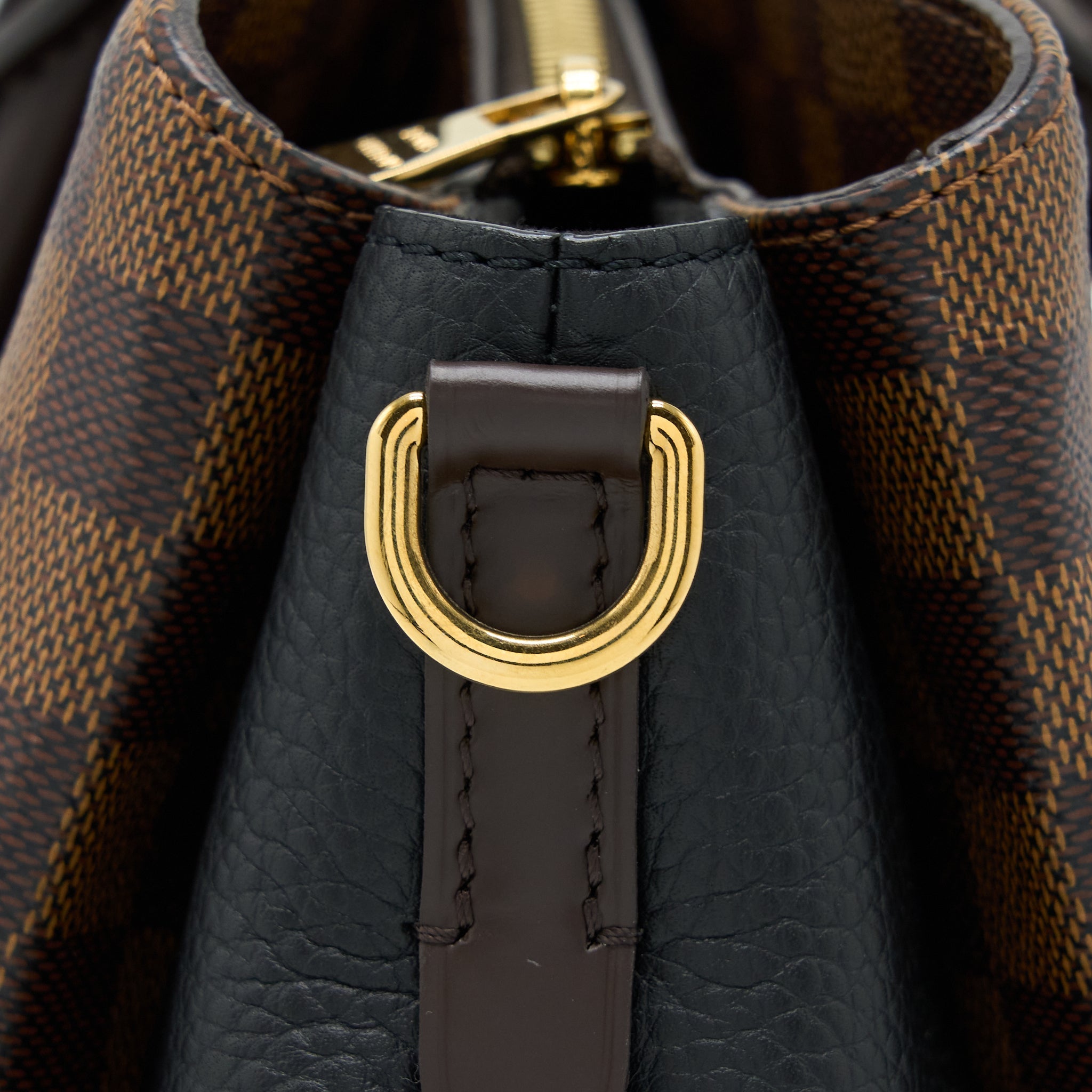 LOUIS VUITTON NORMANDY TOTE BAG DAMIER EBENE CANVAS GHW