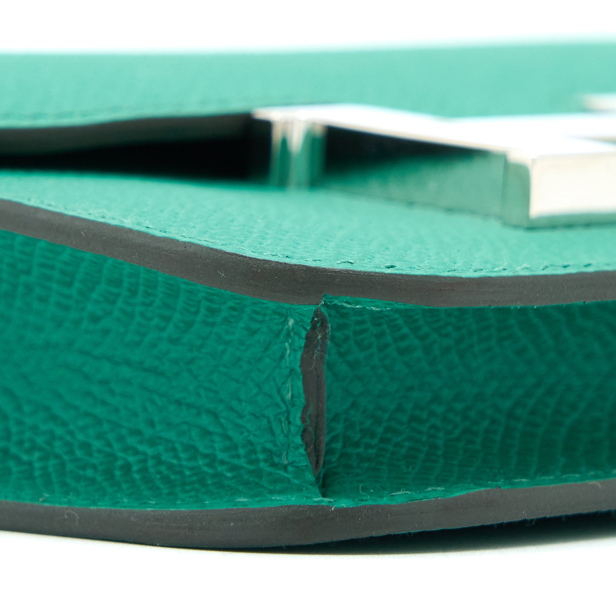 HERMES CONSTANCE SLIM EPSOM LAQUE VERT JADE/BLEU BRUME SHW