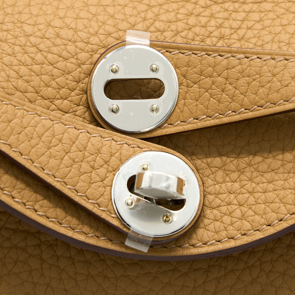 HERMES MINI LINDY CLEMENCE 4B BISCUIT SHW
