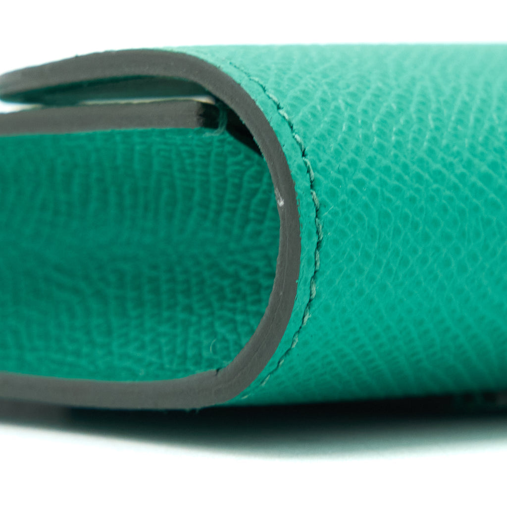 HERMES CONSTANCE SLIM EPSOM LAQUE VERT JADE/BLEU BRUME SHW