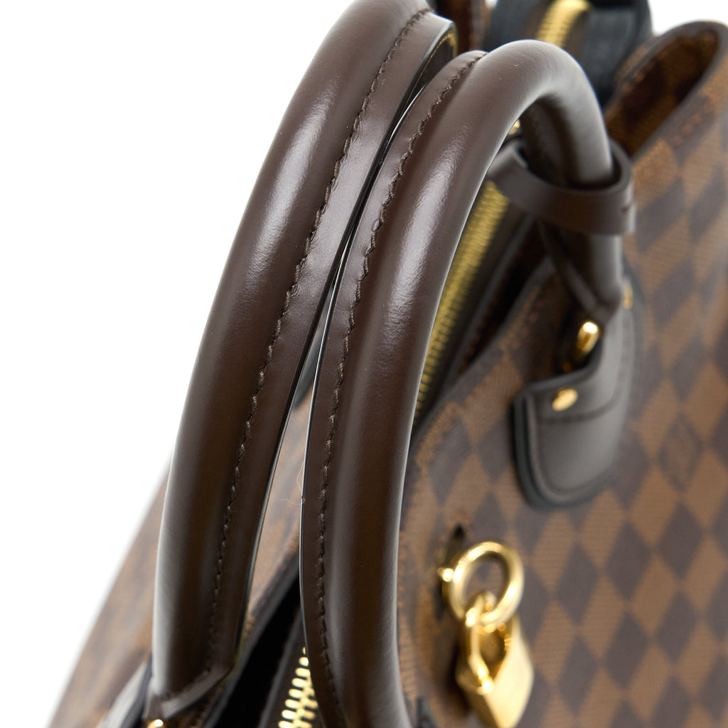 LOUIS VUITTON NORMANDY TOTE BAG DAMIER EBENE CANVAS GHW