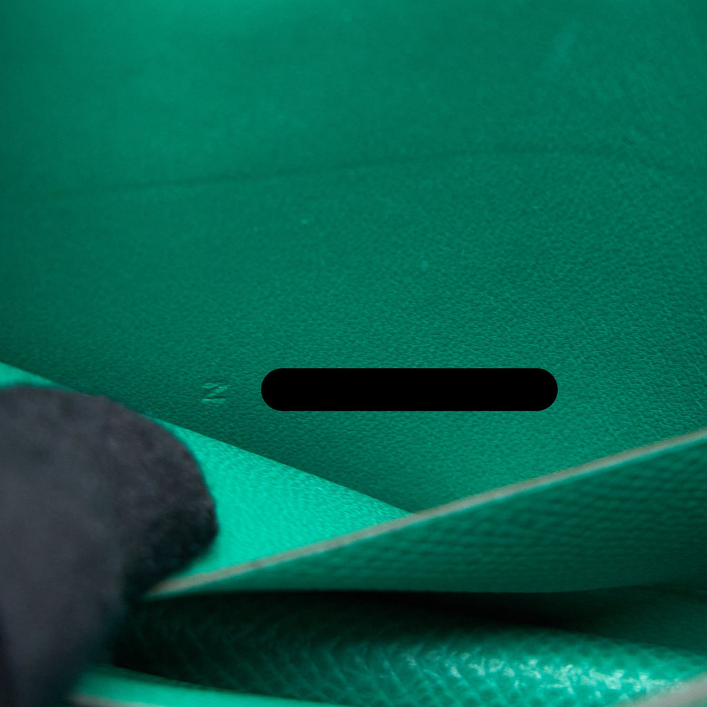 HERMES CONSTANCE SLIM EPSOM LAQUE VERT JADE/BLEU BRUME SHW