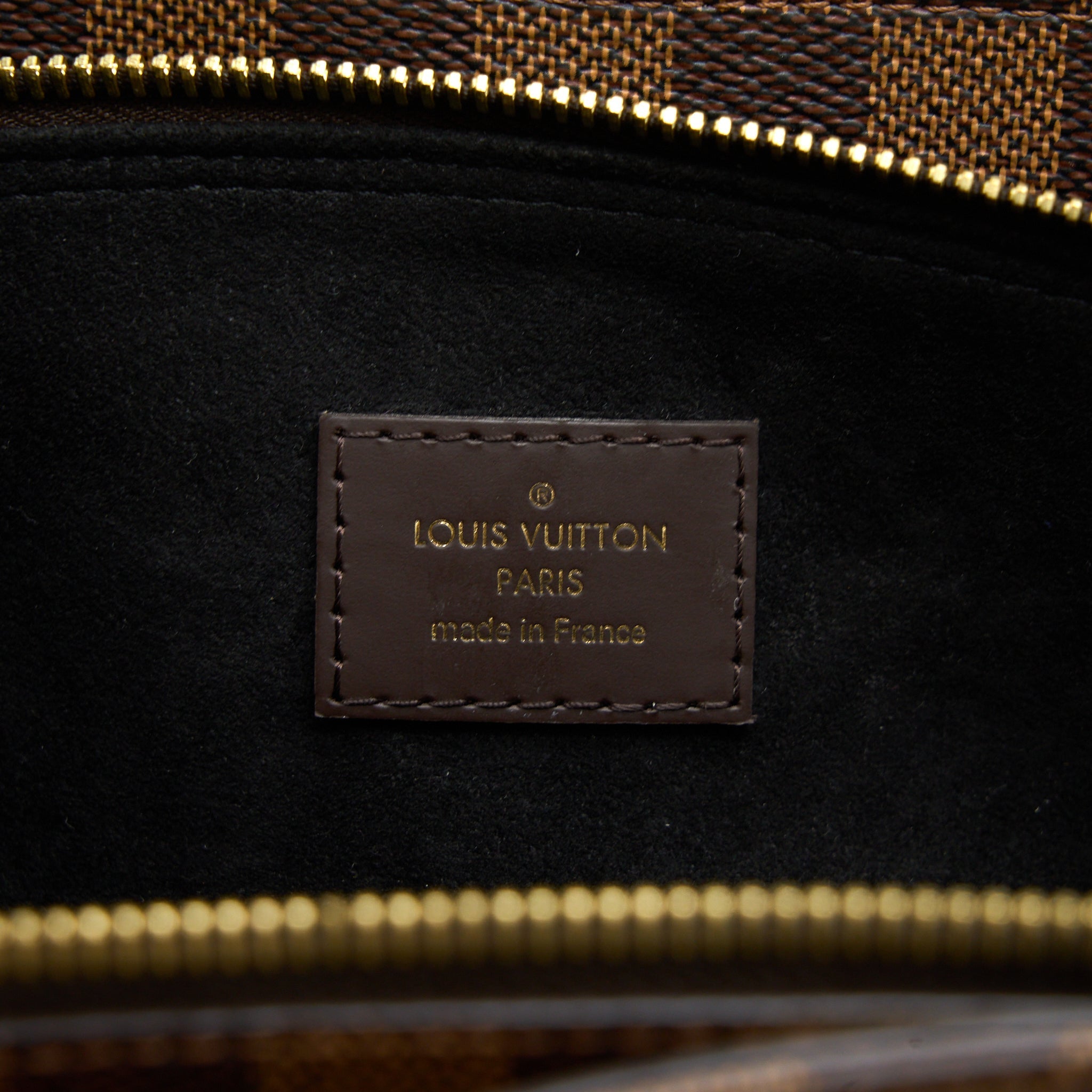 LOUIS VUITTON NORMANDY TOTE BAG DAMIER EBENE CANVAS GHW