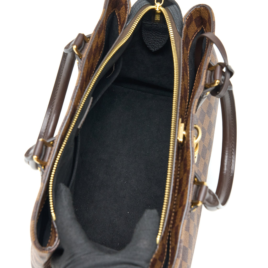 LOUIS VUITTON NORMANDY TOTE BAG DAMIER EBENE CANVAS GHW