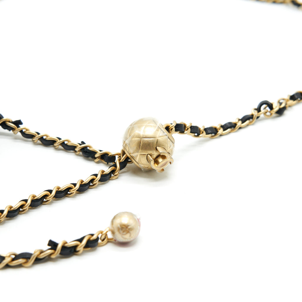 CHANEL PEARL CRUSH MINI FLAP CARD HOLDER BELT BAG