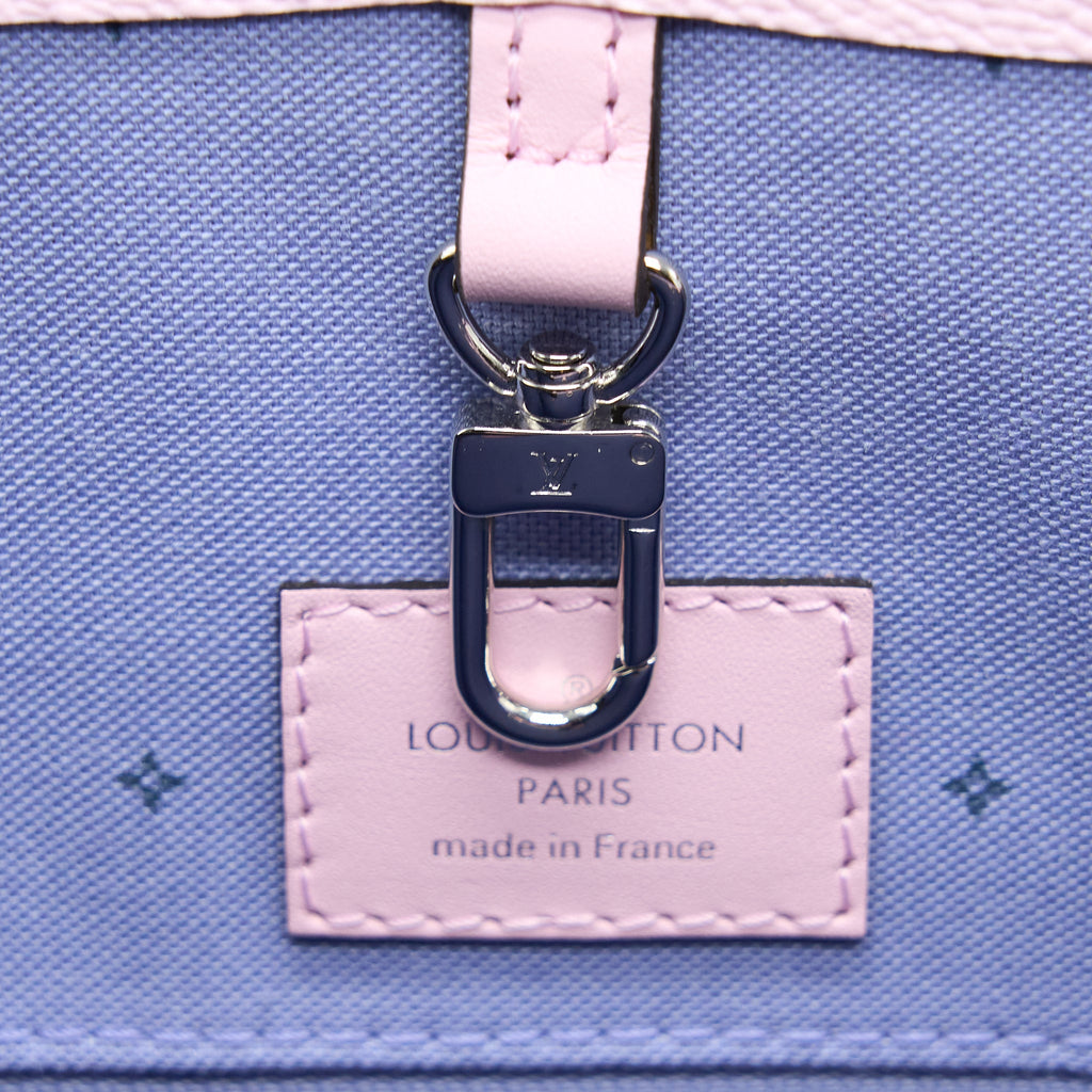 LOUIS VUITTON ESCALE ONTHEGO GM TOTE BAG PASTEL MONOGRAM CANVAS SHW