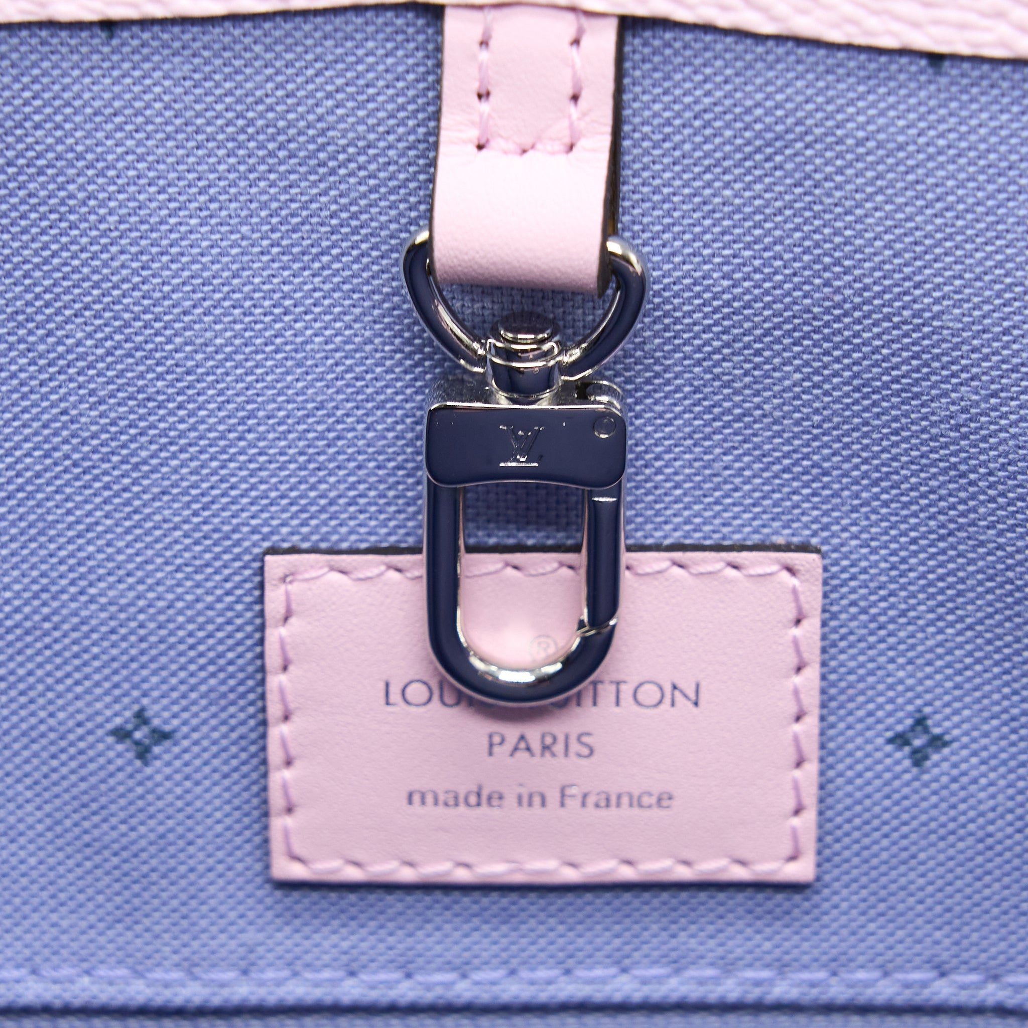 LOUIS VUITTON ESCALE ONTHEGO GM TOTE BAG PASTEL MONOGRAM CANVAS SHW