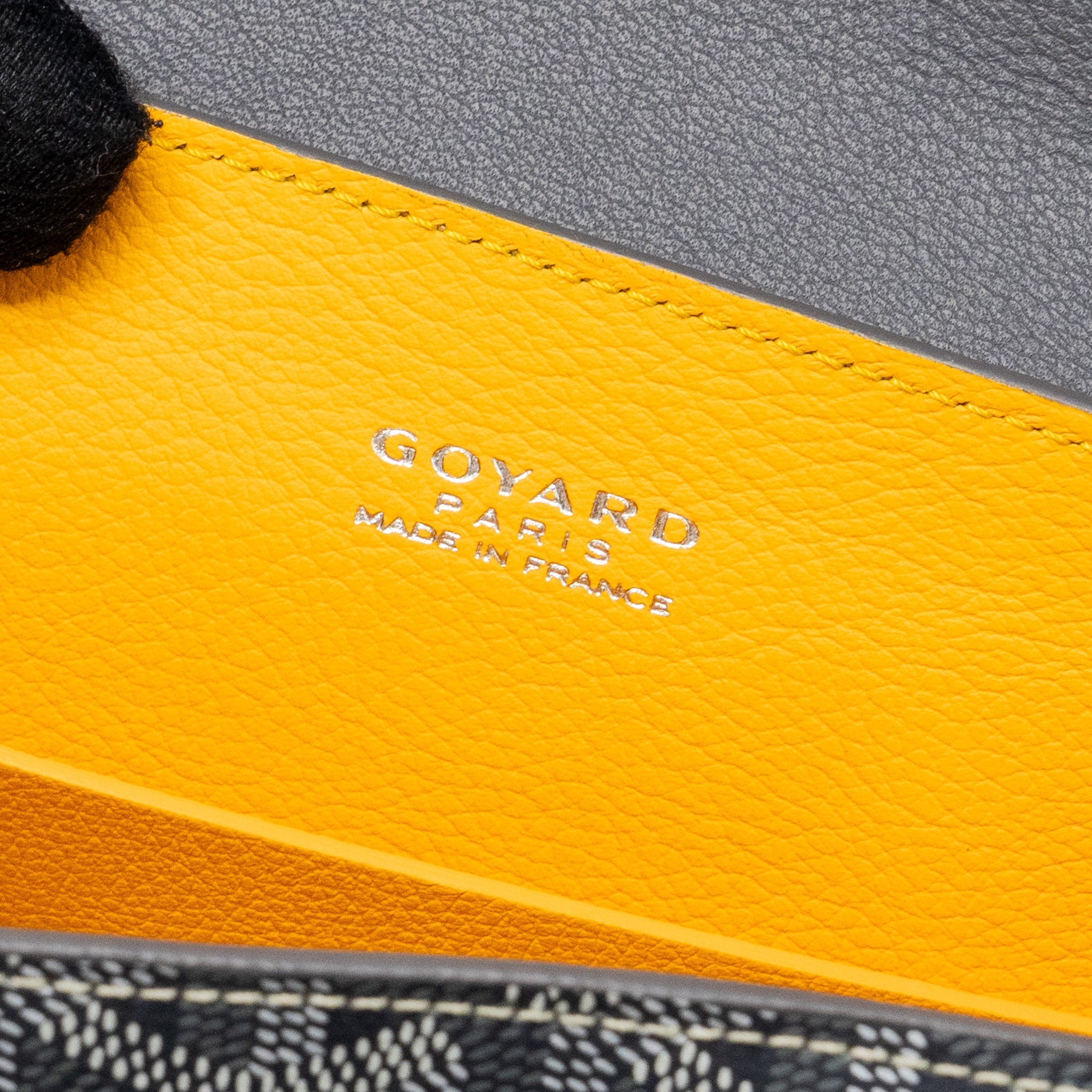 GOYARD MINI SAIGON BAG GOYARDINE CANVAS GREY SHW