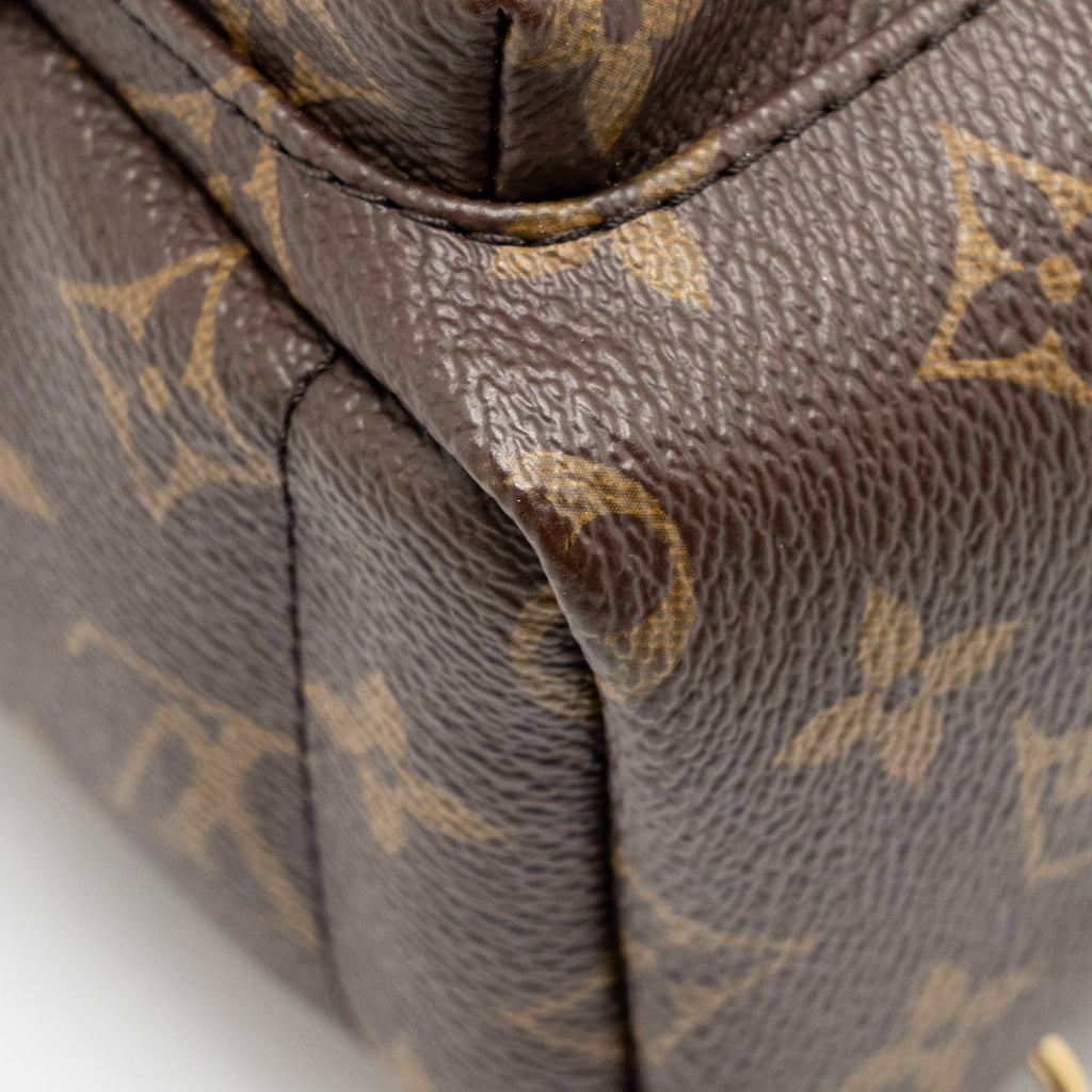 LOUIS VUITTON MINI PALM SPRING BACKPACK MONOGRAM CANVAS GHW
