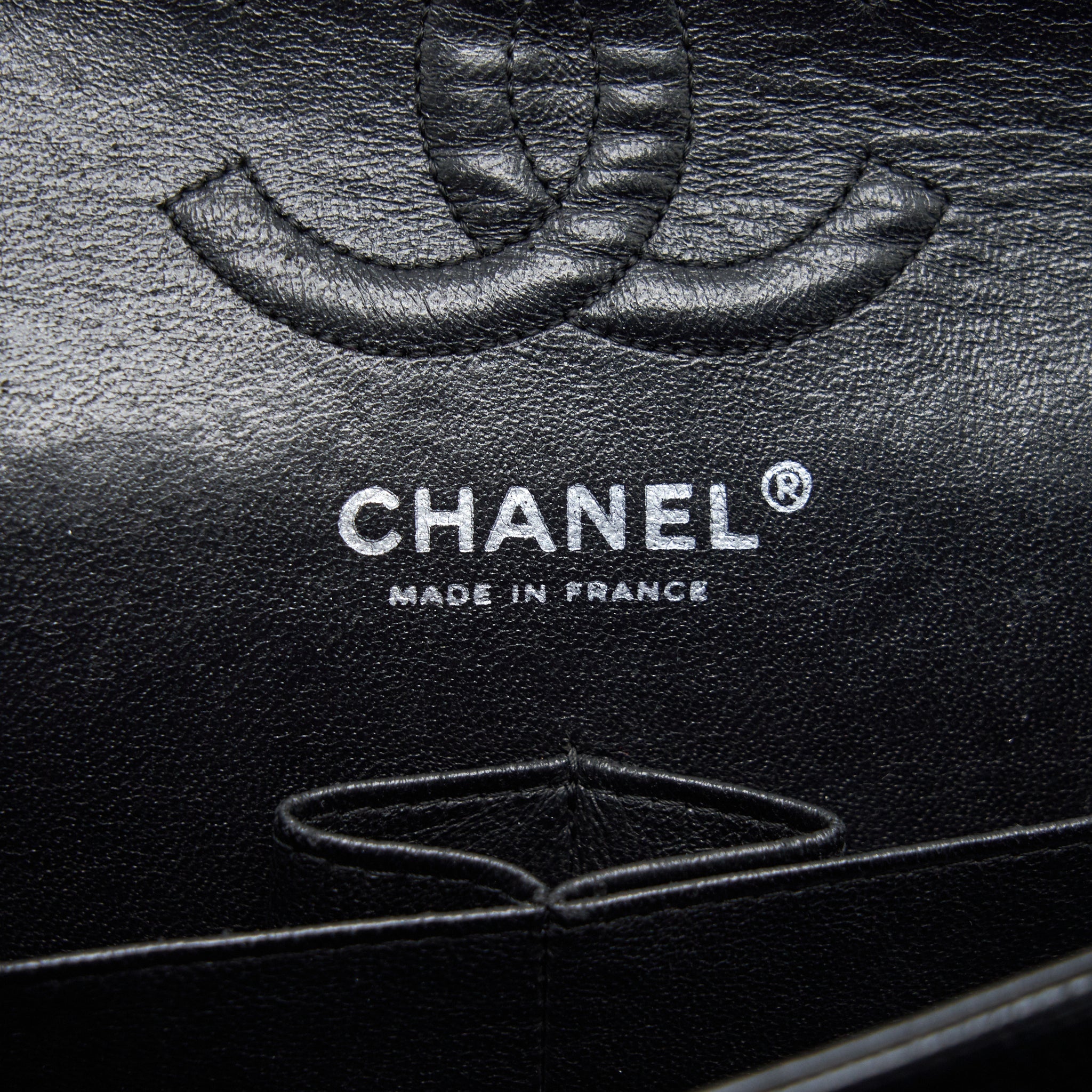 CHANEL SMALL CLASSIC DOUBLE FLAP BAG BLACK CAVIAR SHW