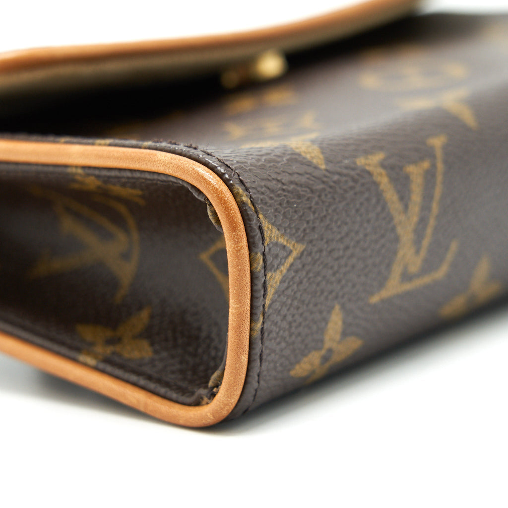 LOUIS VUITTON VINTAGE FLORENTINE MONOGRAM CANVAS BELT BAG