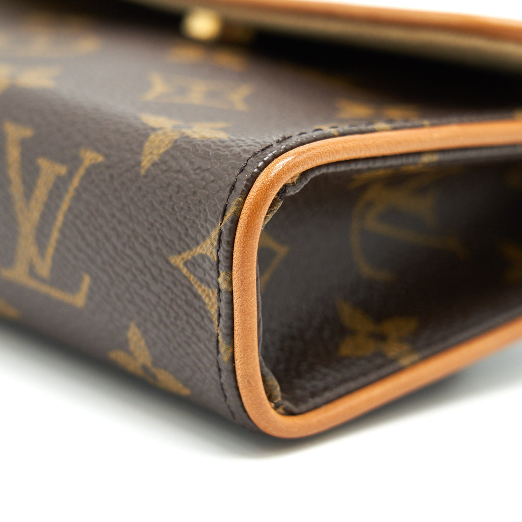 LOUIS VUITTON VINTAGE FLORENTINE MONOGRAM CANVAS BELT BAG