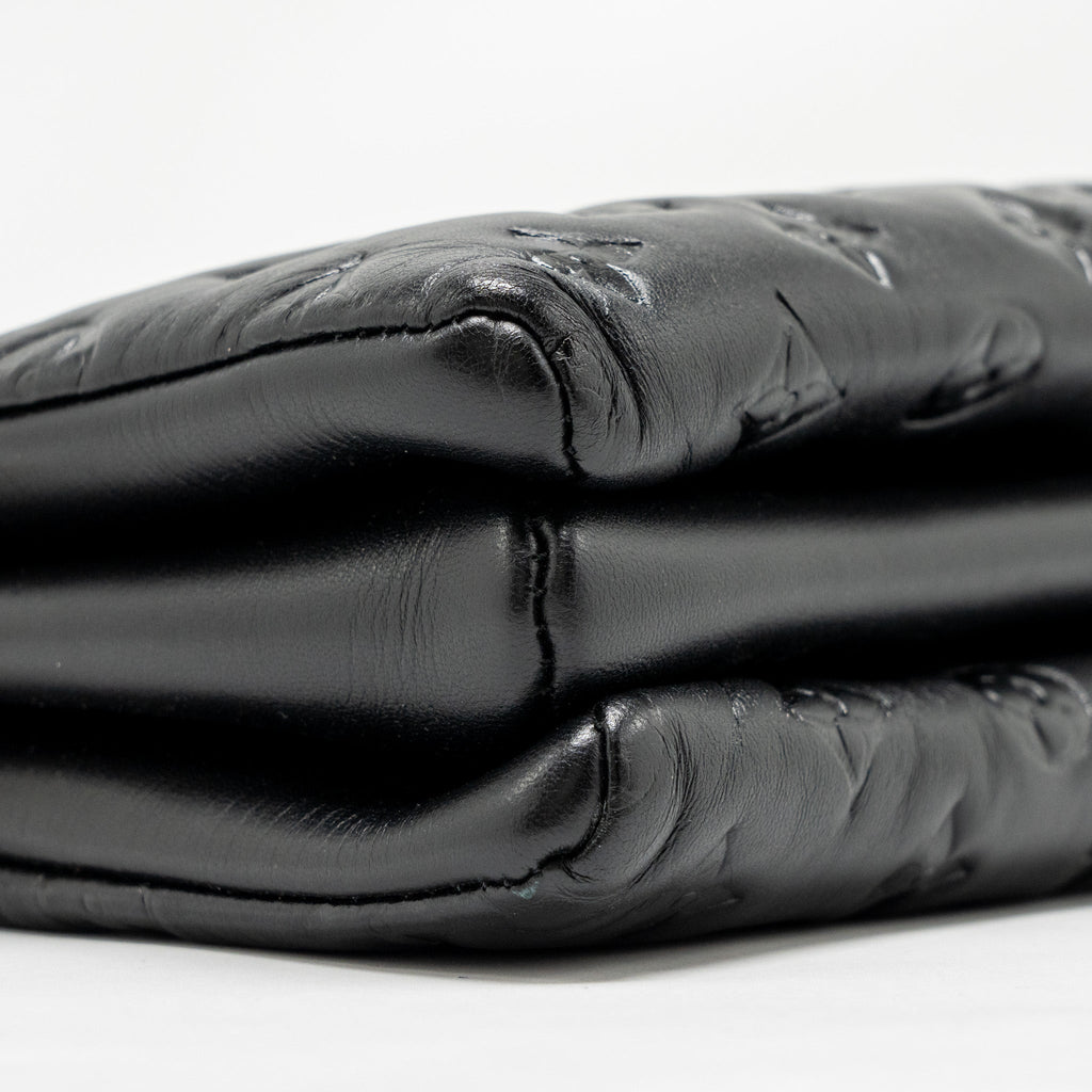 LOUIS VUITTON COUSSIN PM LAMBSKIN BLACK GHW