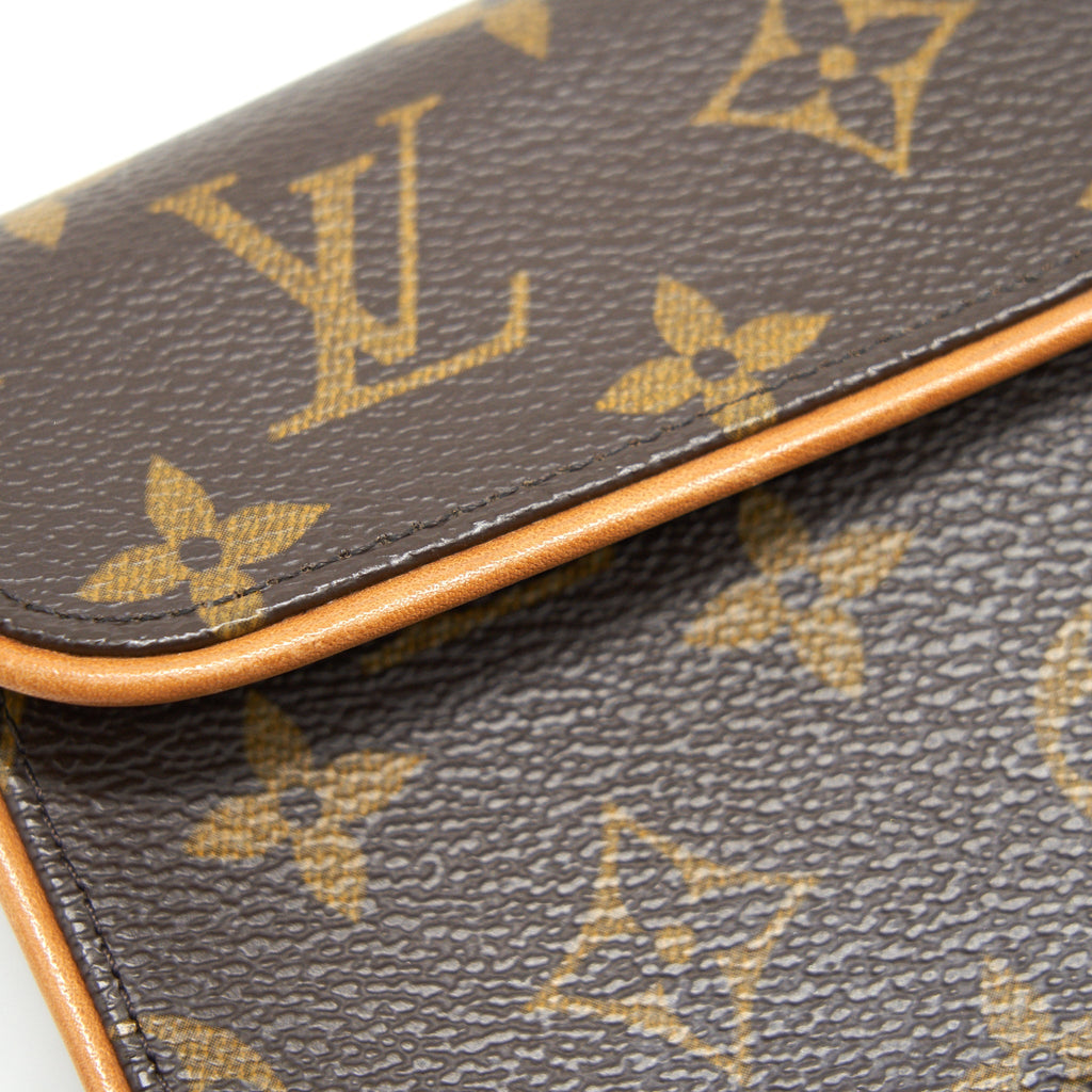 LOUIS VUITTON VINTAGE FLORENTINE MONOGRAM CANVAS BELT BAG