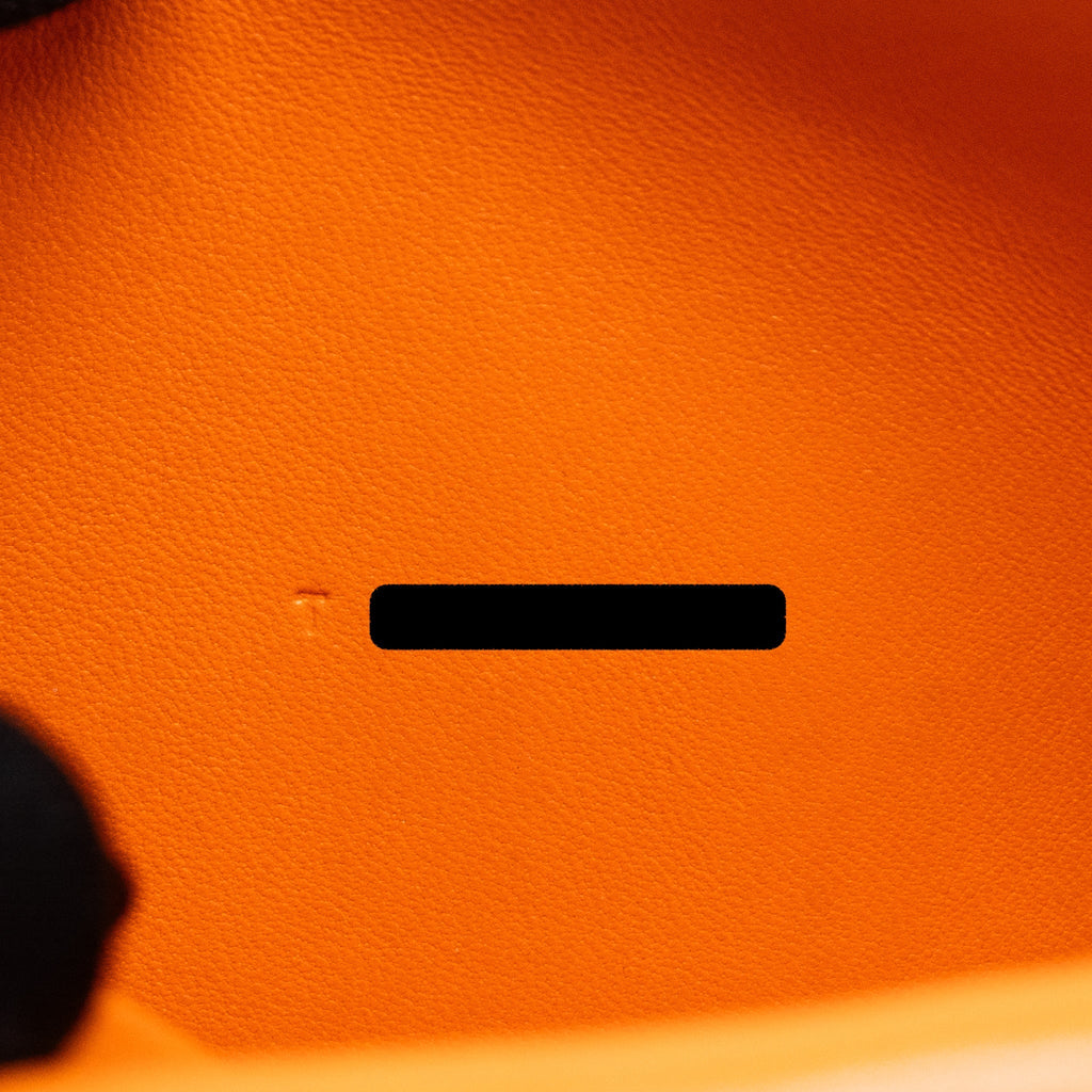 HERMES DOGON LONG WALLET CLEMENCE ORANGE SHW