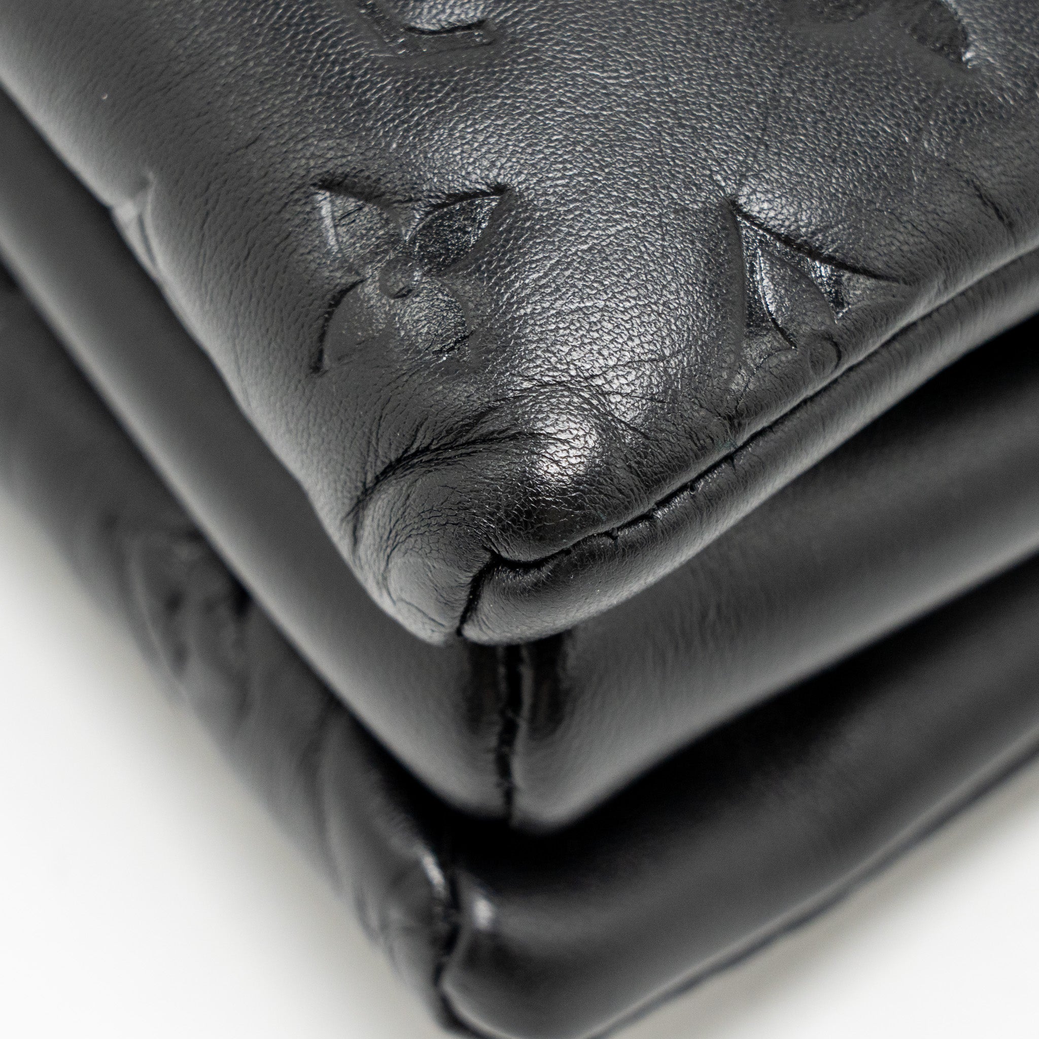LOUIS VUITTON COUSSIN PM LAMBSKIN BLACK GHW