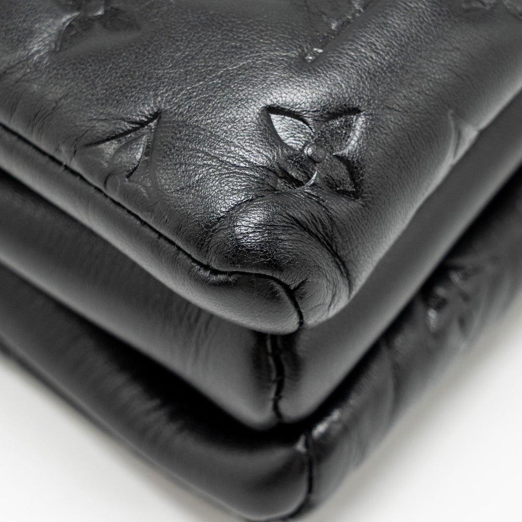 LOUIS VUITTON COUSSIN PM LAMBSKIN BLACK GHW
