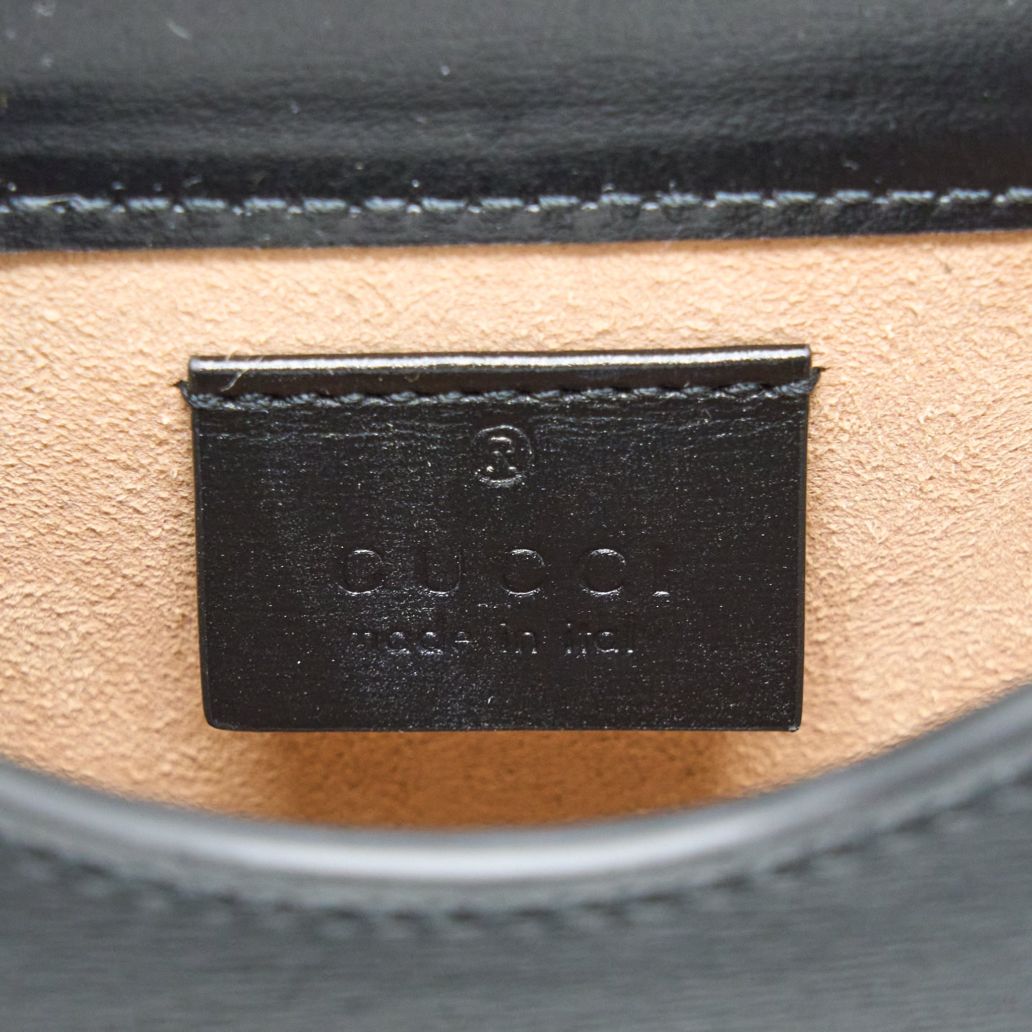 GUCCI HORSEBIT 1955 MINI BAG CALFSKIN BLACK LGHW