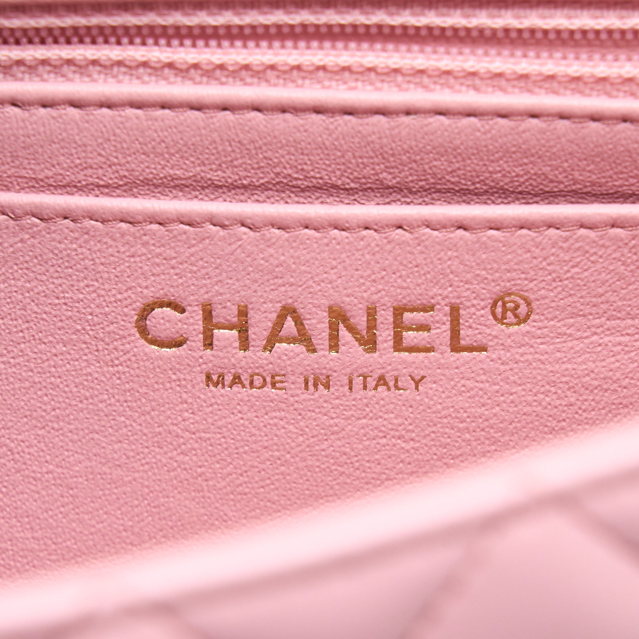 CHANEL 21S MINI RECTANGULAR FLAP BAG LAMBSKIN PINK LGHW