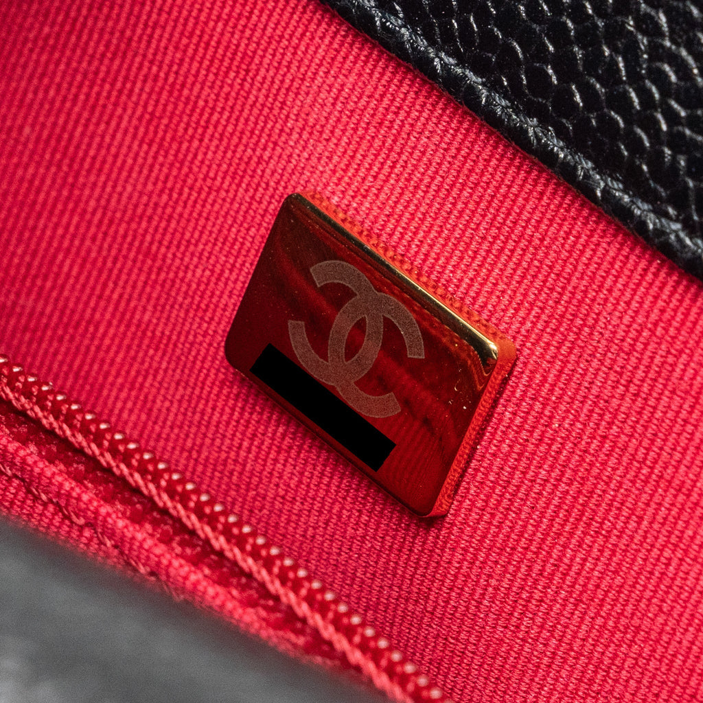 CHANEL 21A CHAIN SOUL FLAP BAG GRAINED CALFSKIN BLACK GHW (MICROCHIP)