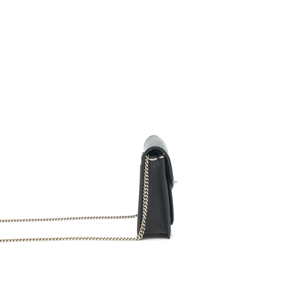 LOUIS VUITTON THE MY LOCKME CHAIN CROSSBODY BAG BLACK