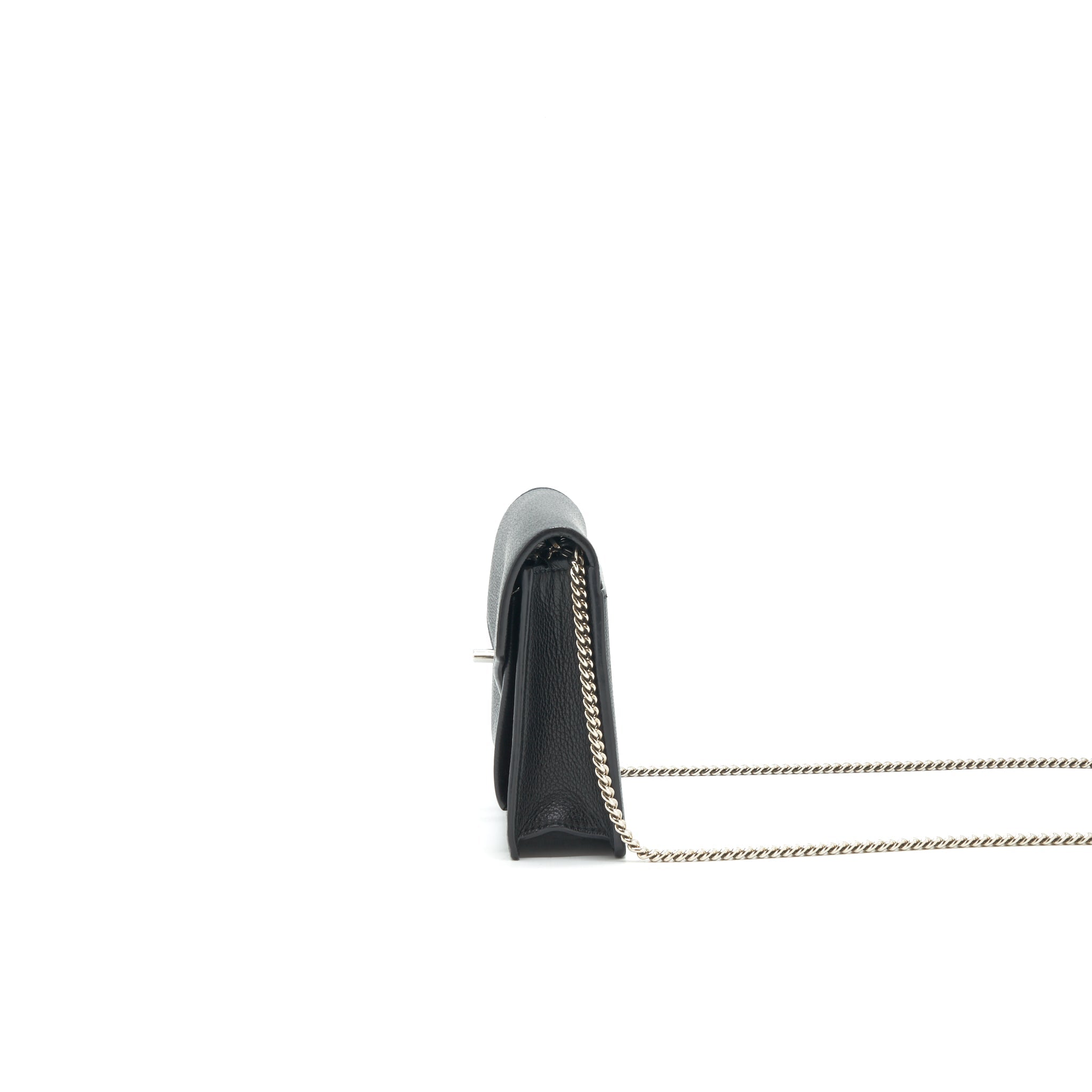 LOUIS VUITTON THE MY LOCKME CHAIN CROSSBODY BAG BLACK