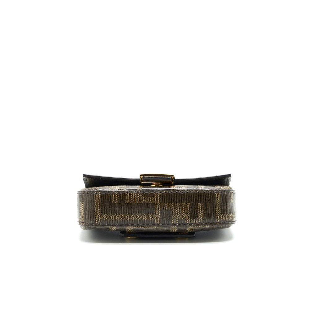 FENDI ICONIC CANVAS BELT WITH MINI BAG