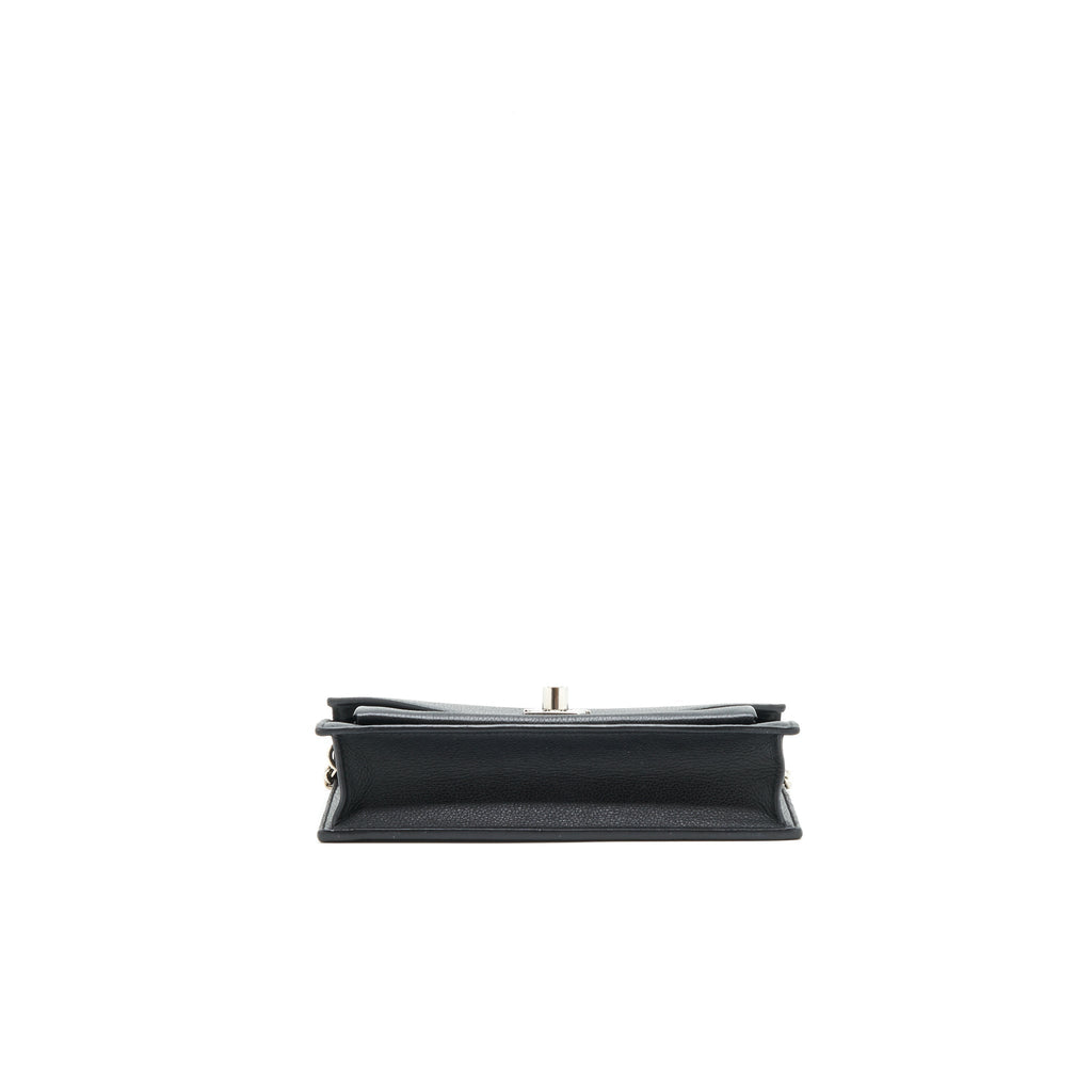 LOUIS VUITTON THE MY LOCKME CHAIN CROSSBODY BAG BLACK
