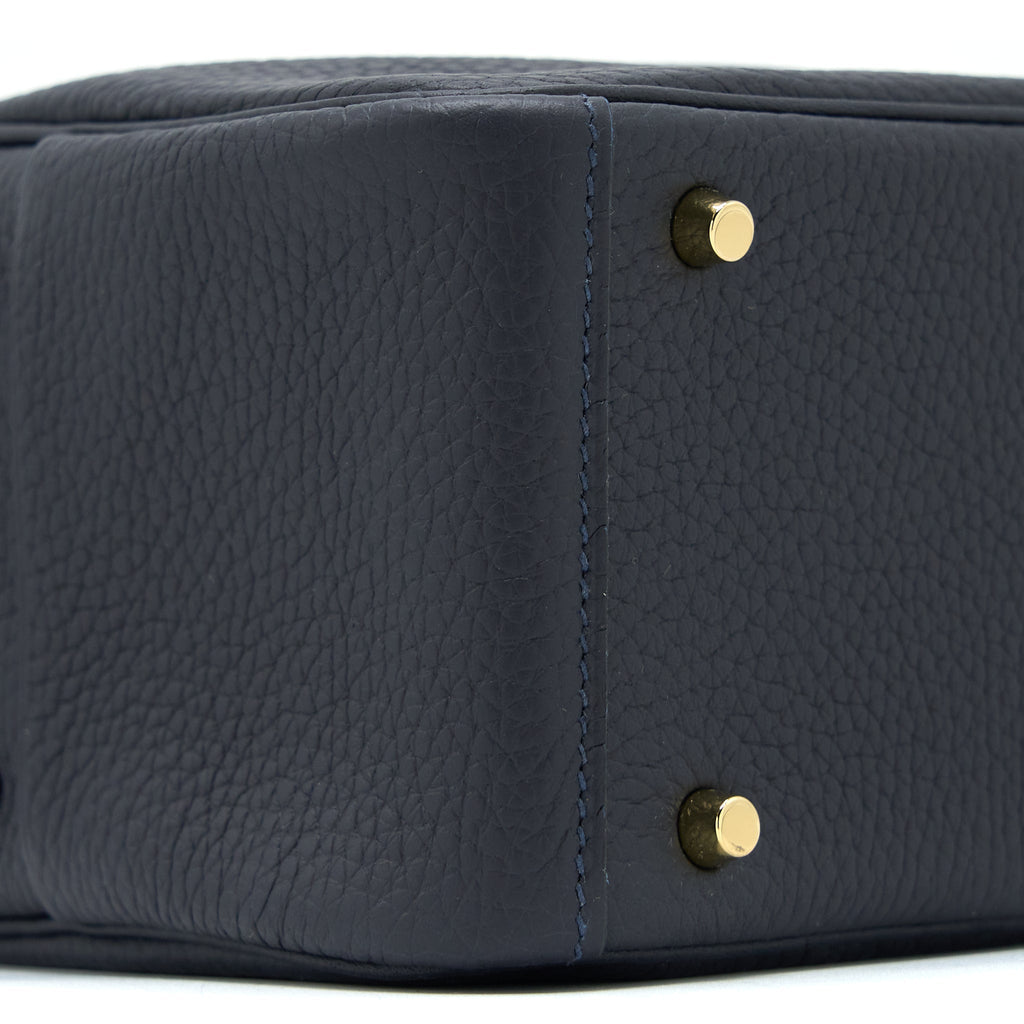 HERMES MINI LINDY CLEMENCE 3Y CABAN GHW