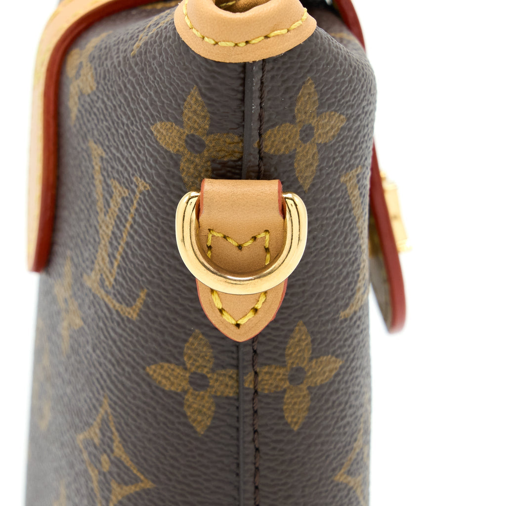 LOUIS VUITTON FOLD ME POUCH MONOGRAM CANVAS GHW