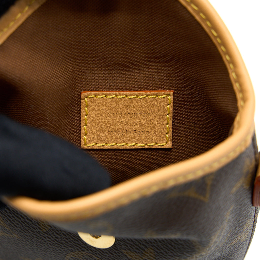LOUIS VUITTON FOLD ME POUCH MONOGRAM CANVAS GHW