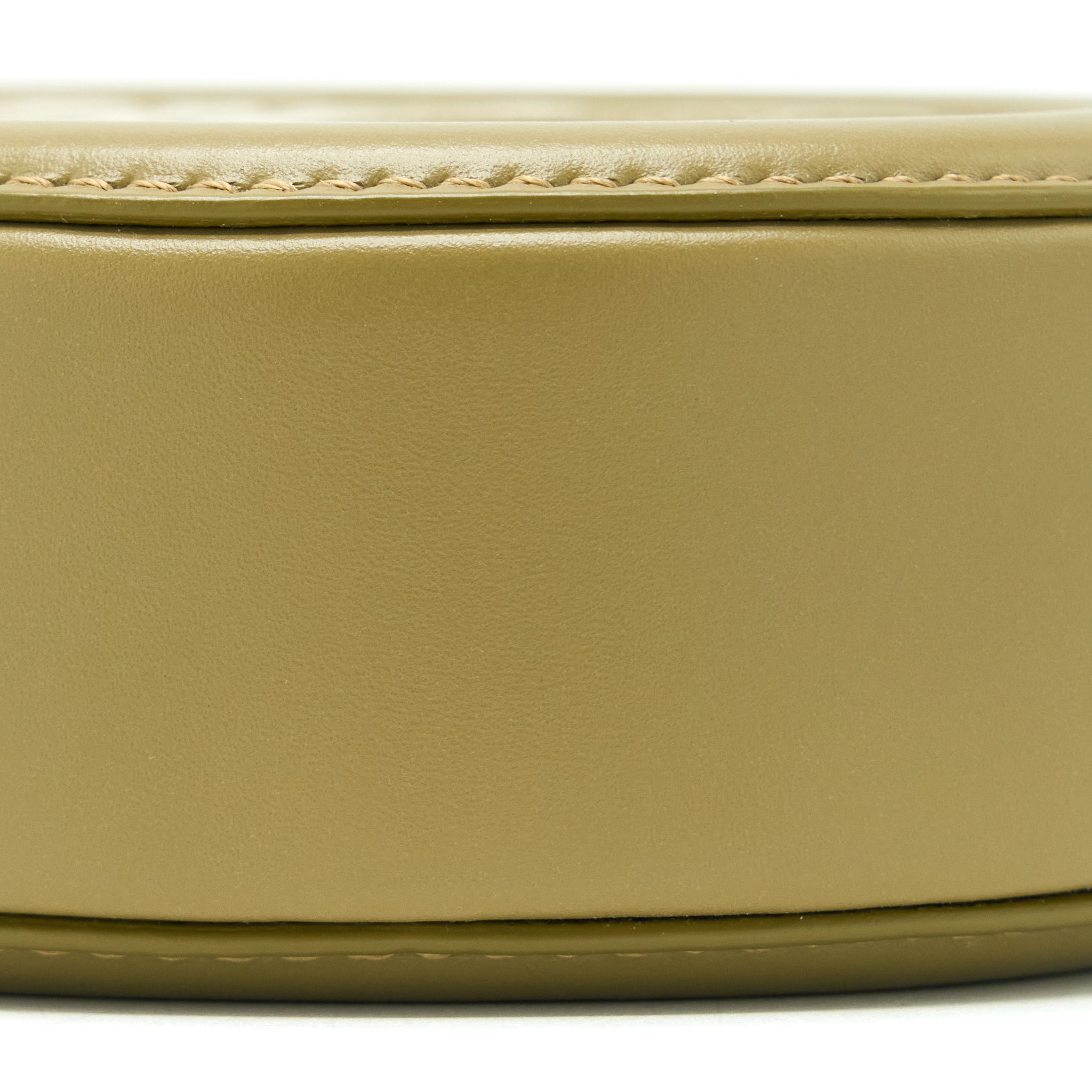 CELINE CROSSBODY OVAL PURSE CALFSKIN OLIVE GHW