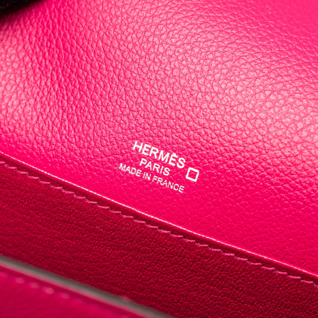 HERMES MINI ROULIS ALLIGATOR TOUCH EVERCOLOR ROSE MEXICO SHW