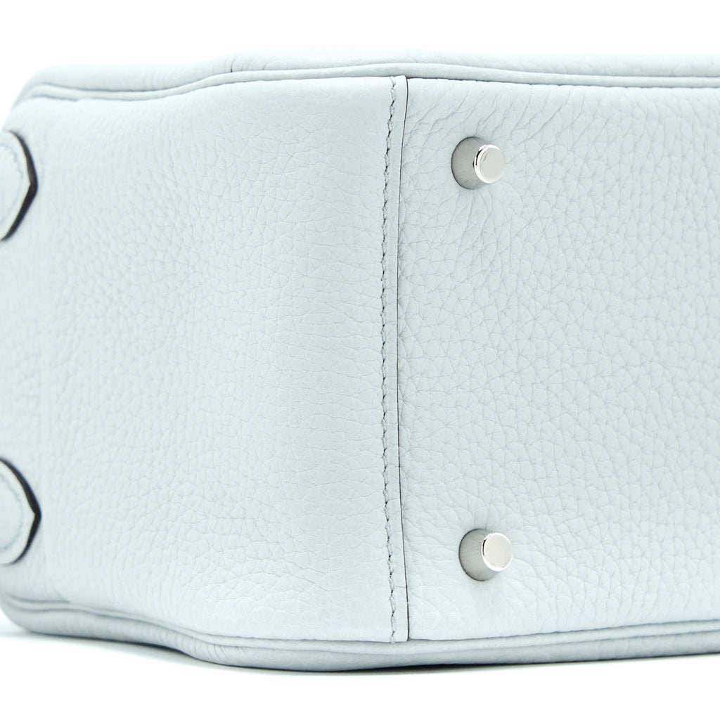 HERMES MINI LINDY CLEMENCE BLUE PALE SHW