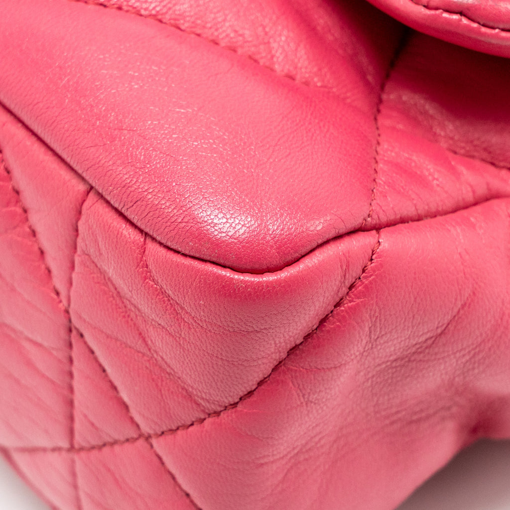 CHANEL SMALL 19 BAG LAMBSKIN PINK MULTICOLOUR HARDWARE