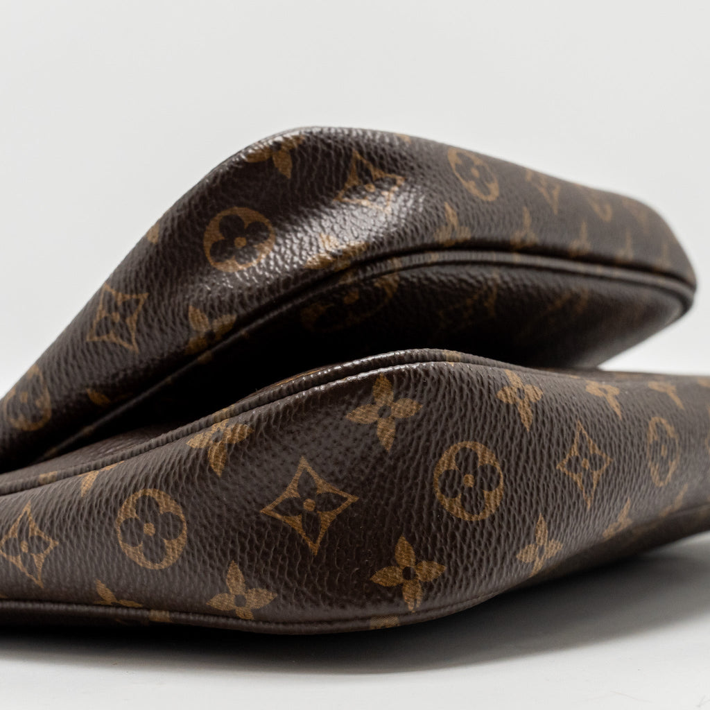 LOUIS VUITTON MULTI POCHETTE KHAKI STRAP MONOGRAM CANVAS GHW