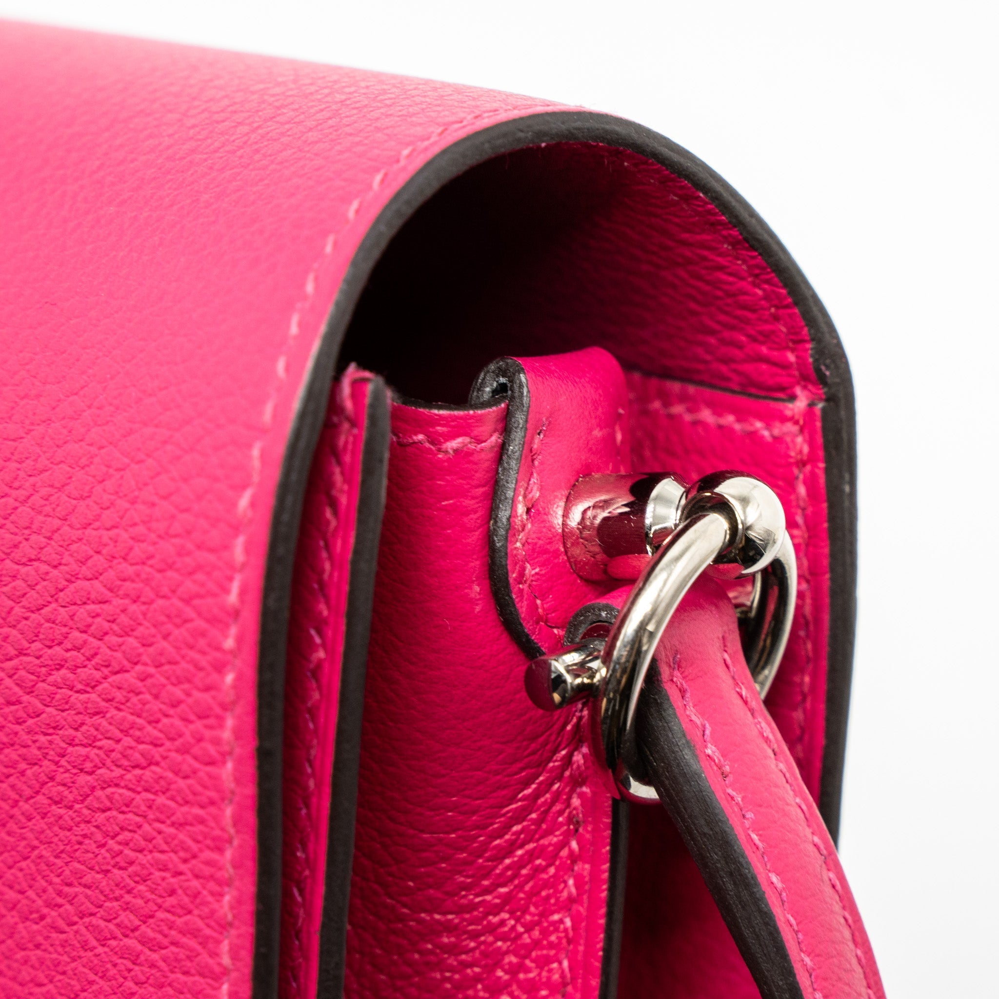 HERMES MINI ROULIS ALLIGATOR TOUCH EVERCOLOR ROSE MEXICO SHW