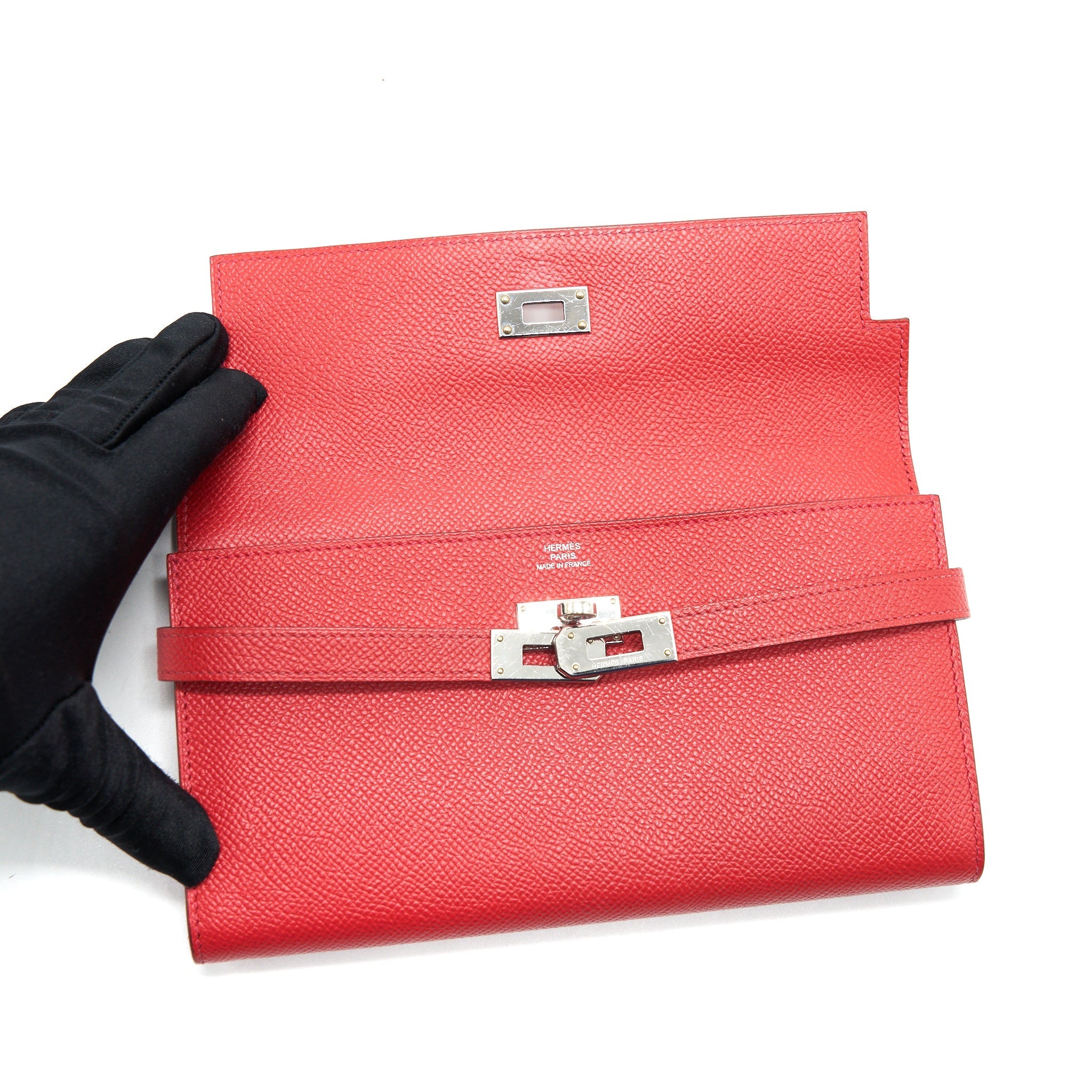 HERMES KELLY LONG WALLET Q5 EPSOM SHW