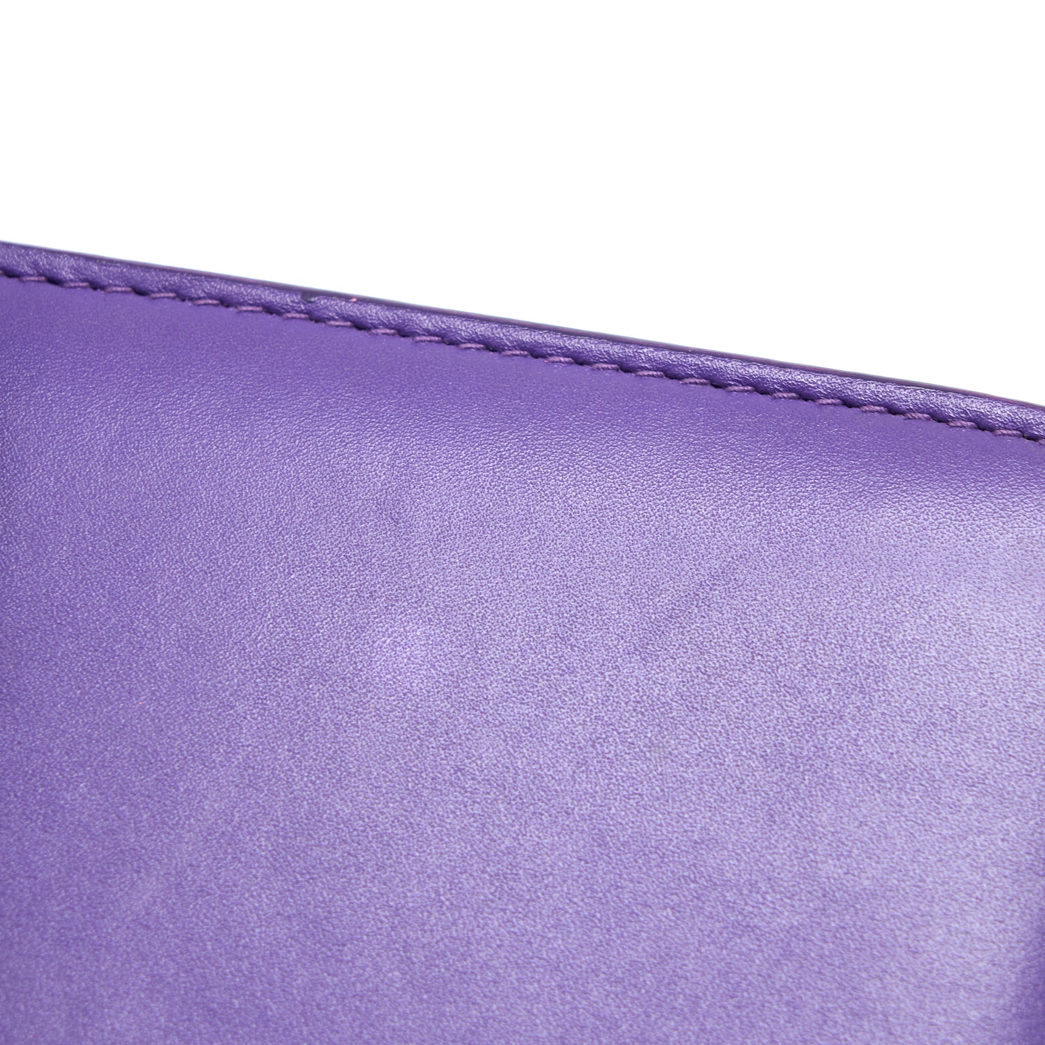 BVLGARI SERPENTI FOREVER BAG CRYSTAL GALUCHAR PURPLE LGHW