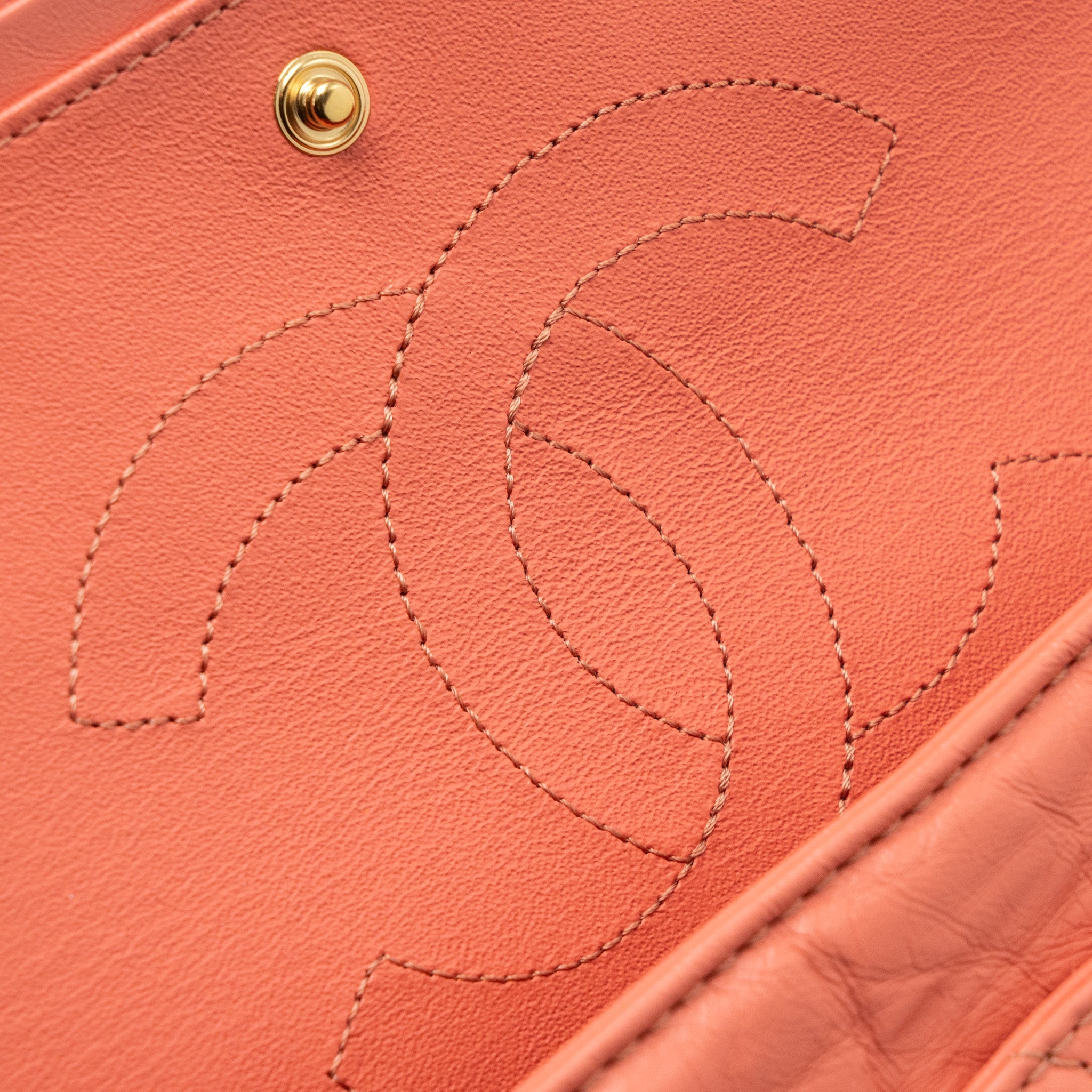 CHANEL SMALL 2.55 REISSUE FLAP BAG AGED CALFSKIN LIGHT PINK GHW