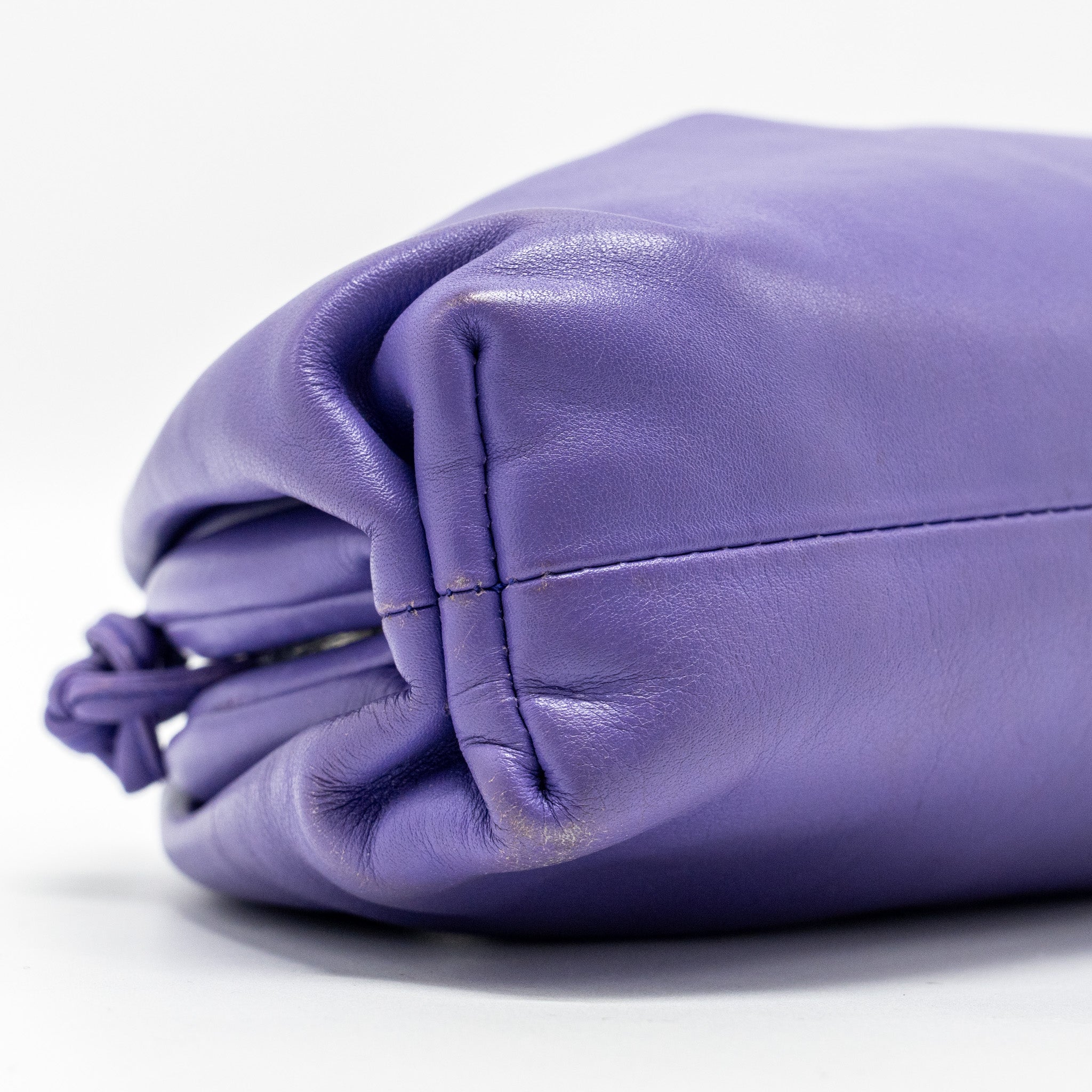 BOTTEGA VENETA MINI POUCH CALFSKIN PURPLE SHW
