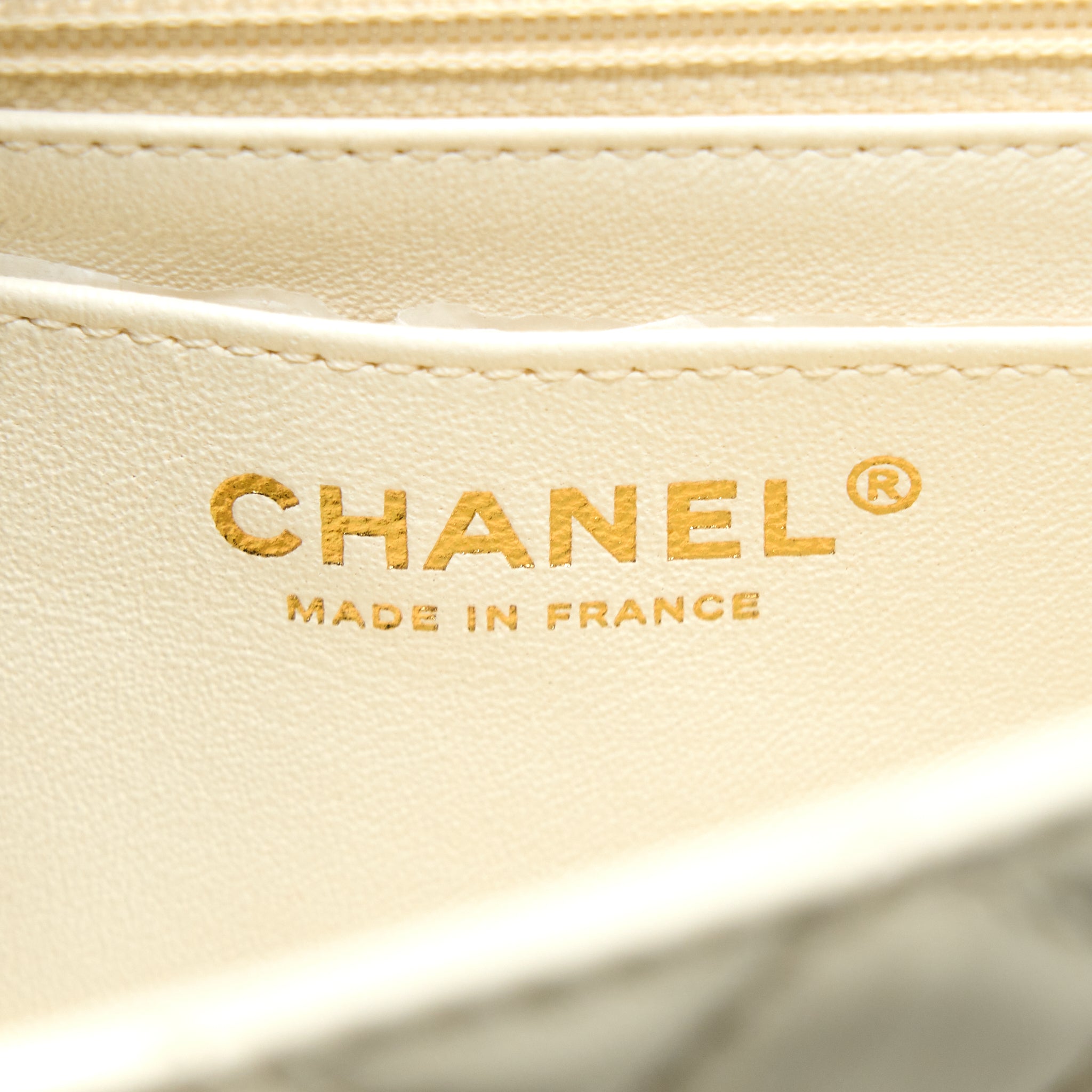 CHANEL 20A MINI 2.55 REISSUE FLAP BAG AGED CALFSKIN CREAMY WHITE BRUSHED GHW