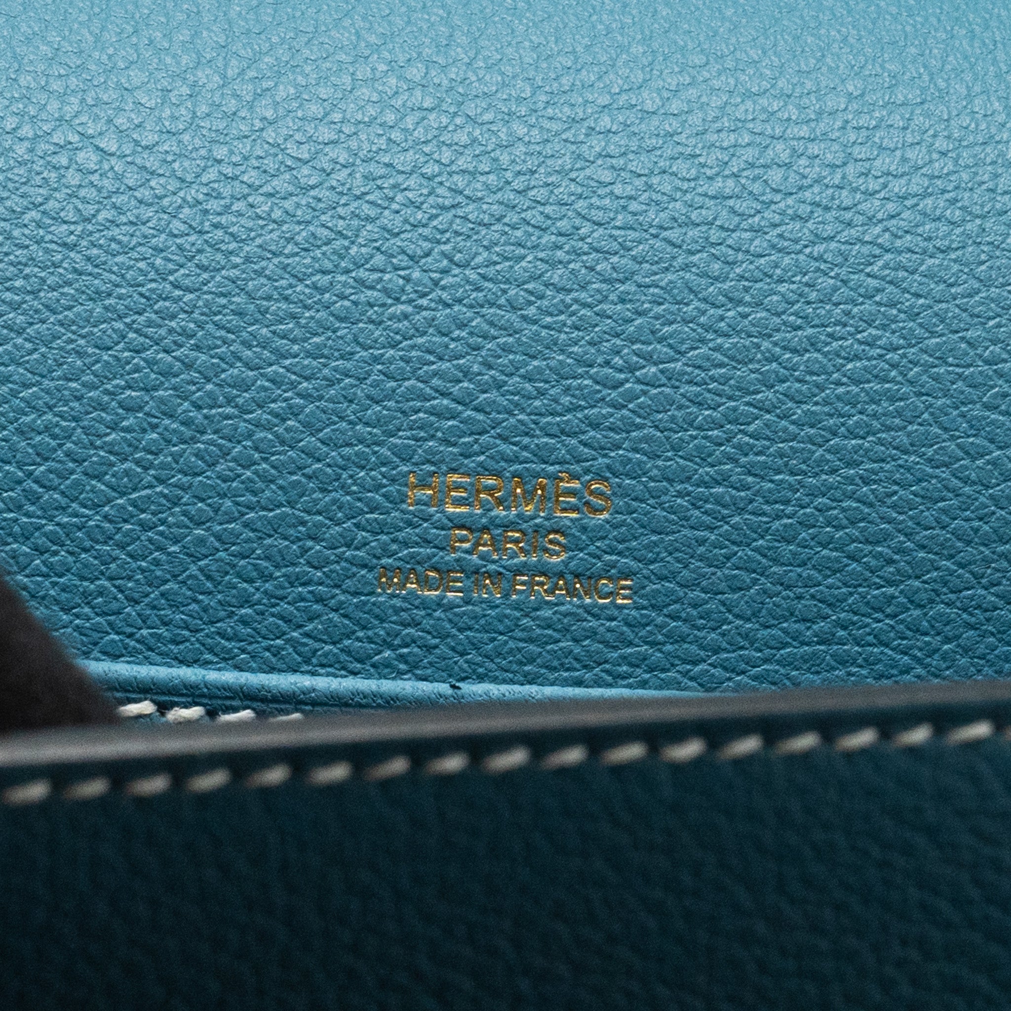 HERMES MINI ROULIS EVERCOLOR NEW BLEU JEAN LGHW