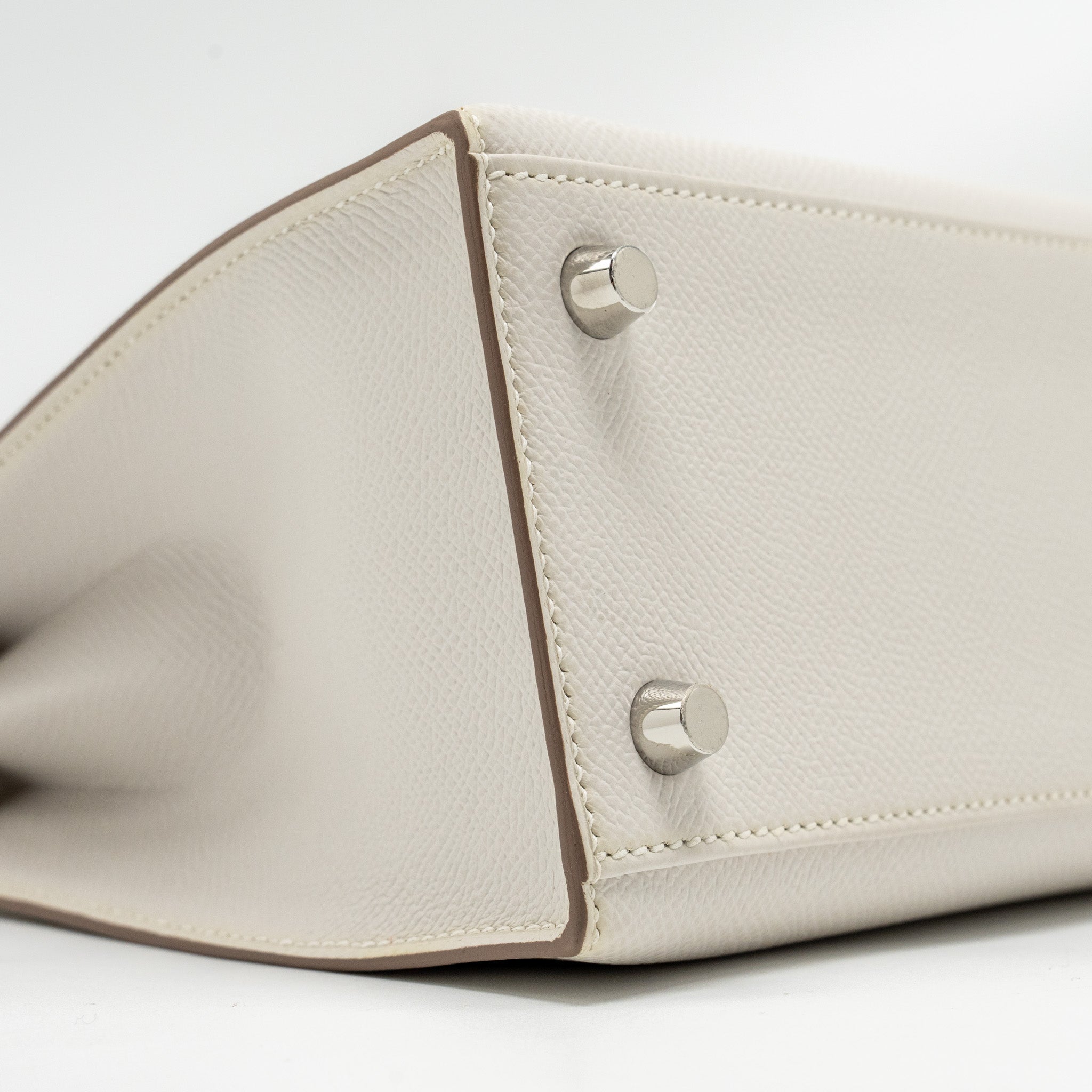 HERMES KELLY 25 EPSOM GRIS PALE SHW