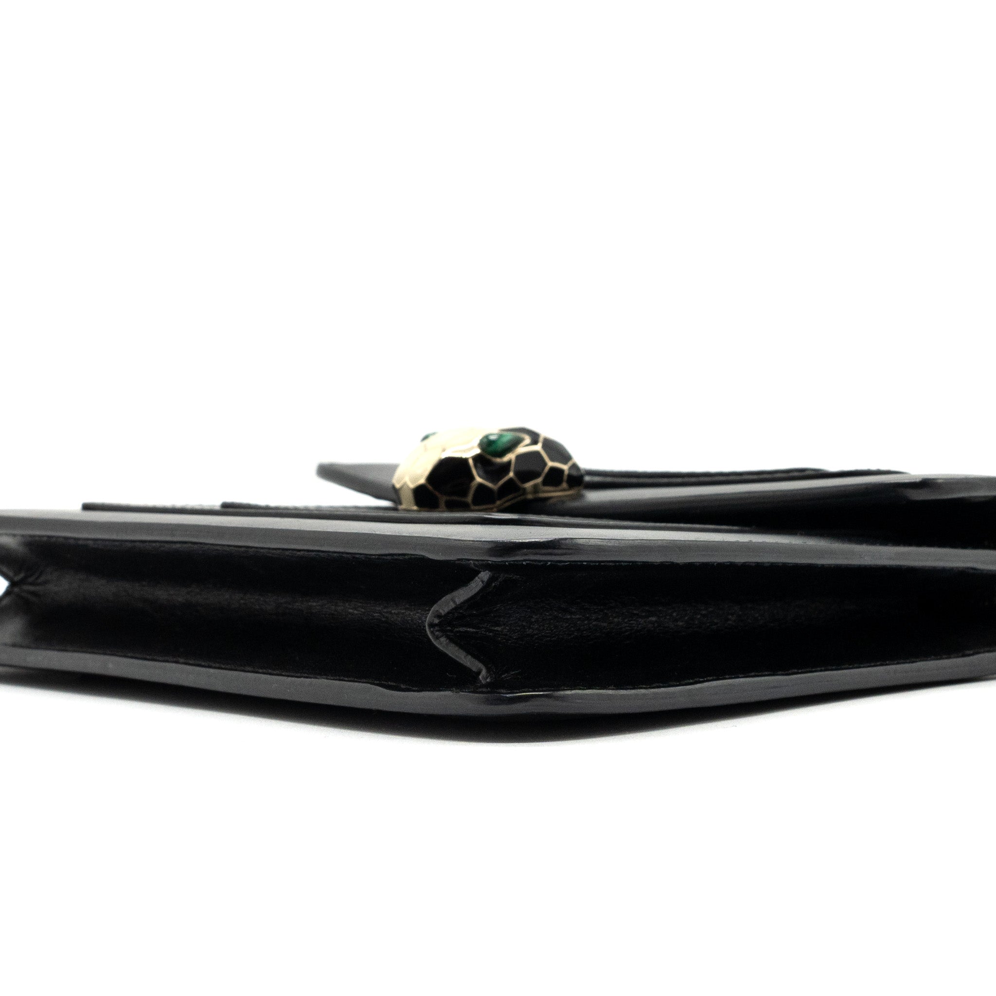 BVLGARI SERPENTI FOREVER CROSSBODY BAG CALFSKIN BLACK LGHW