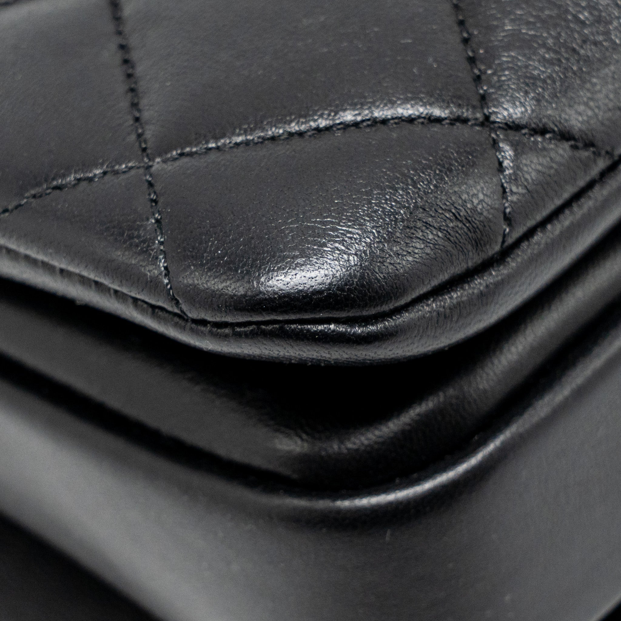 CHANEL TOP HANDLE TRENDY CC FLAP BAG LAMBSKIN BLACK LGHW