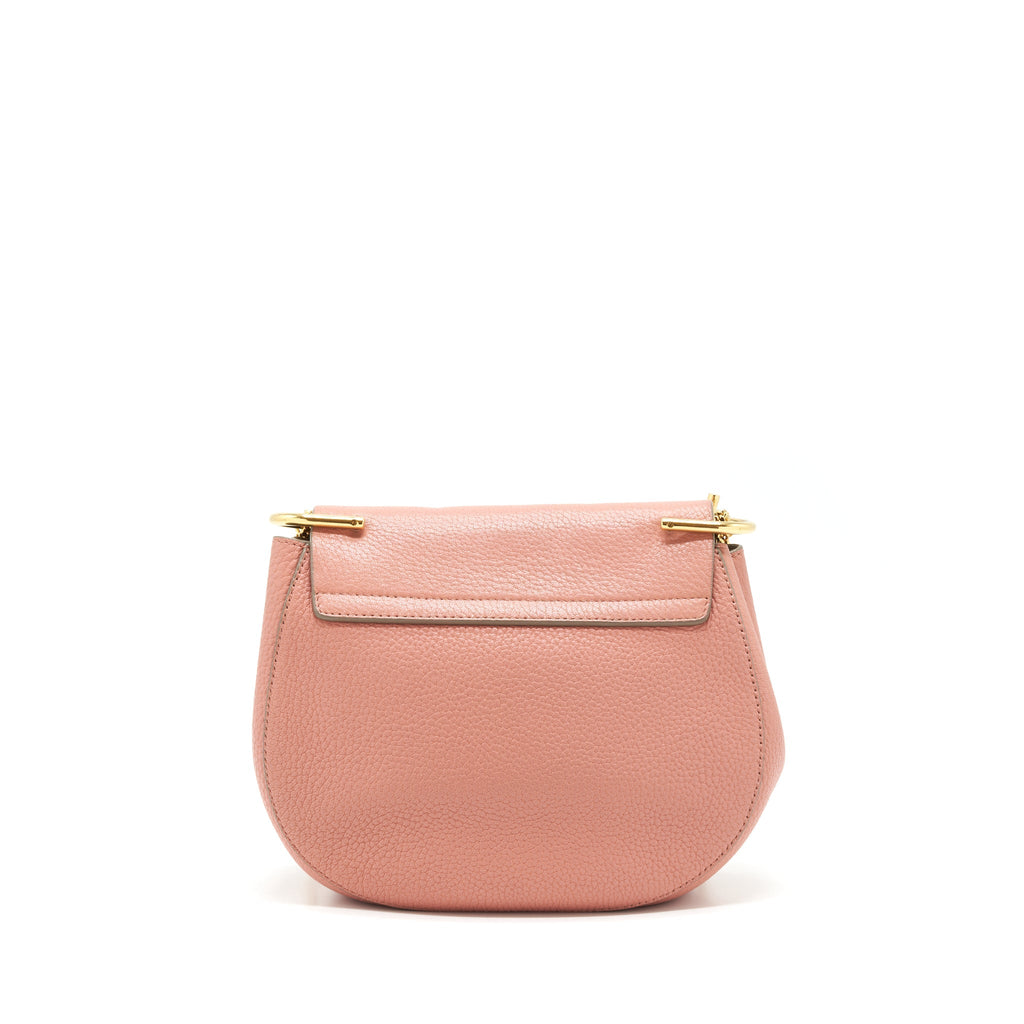CHLOE DREW BAG PINK GHW