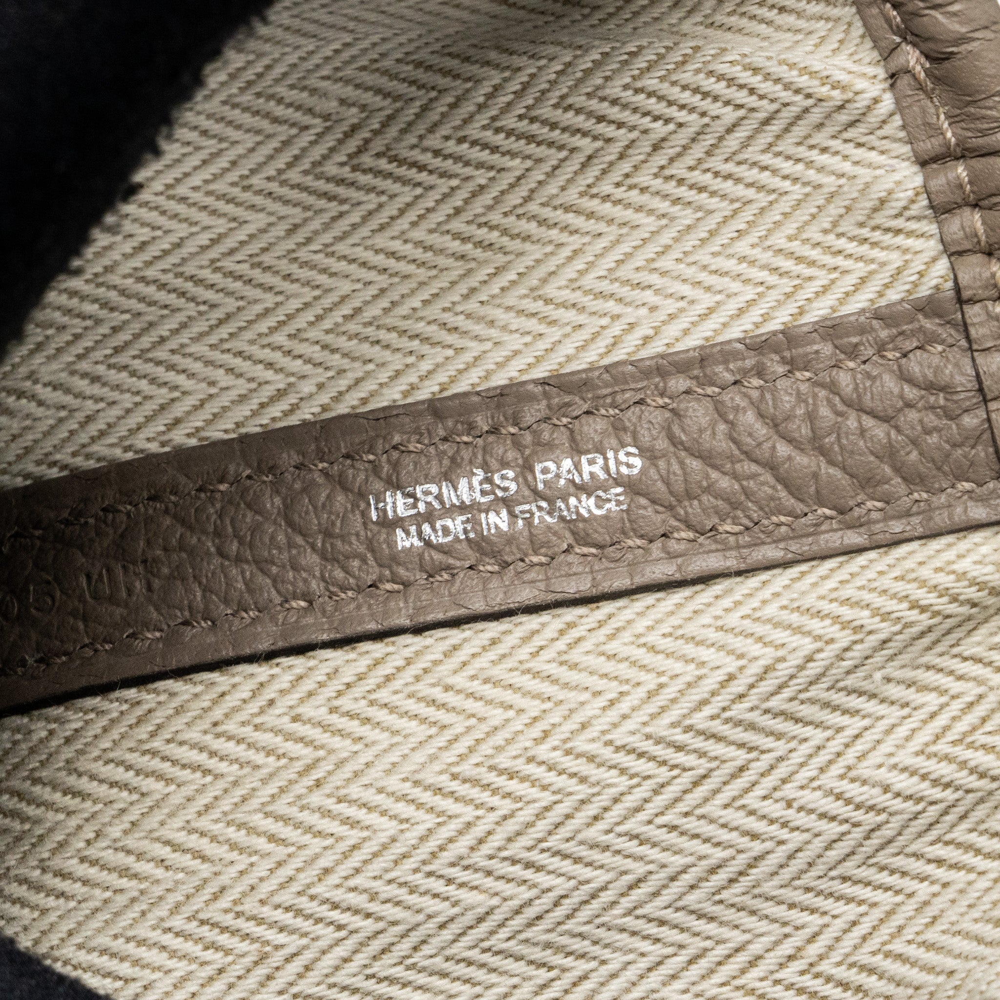 HERMES GARDEN PARTY 36 COUNTRY GRIS ASPHALTE SHW