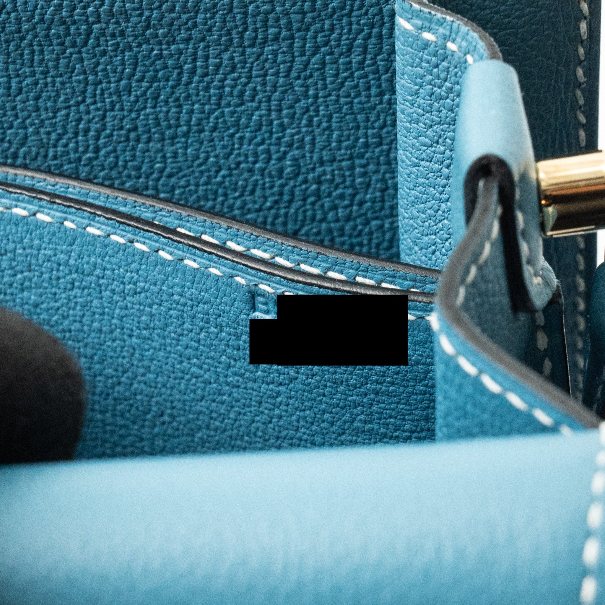 HERMES MINI ROULIS EVERCOLOR NEW BLEU JEAN LGHW